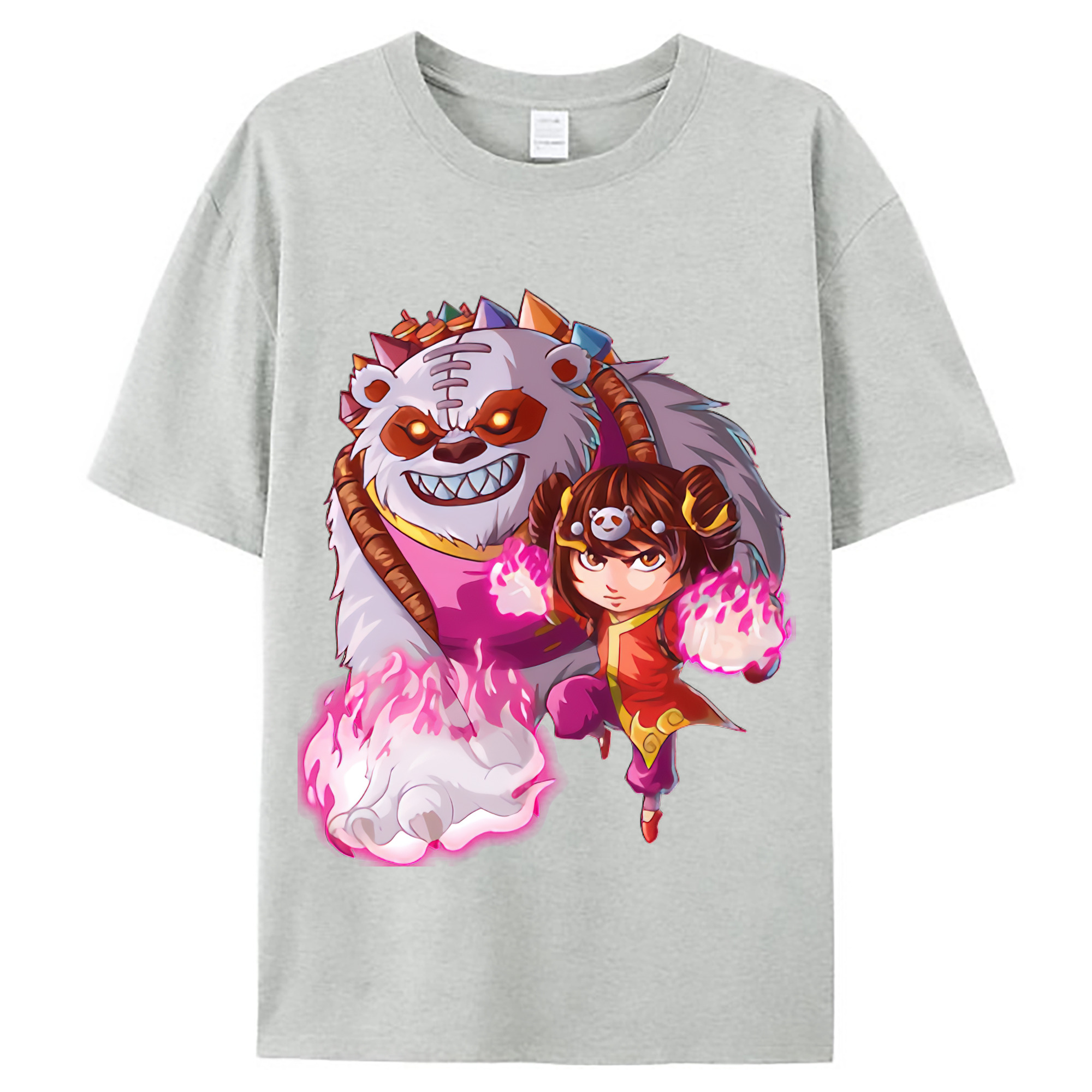 （画像用） リーグ・オブ・レジェンド League of Legends LOL レディースカジュアルプリントTシャツ（綿100％）