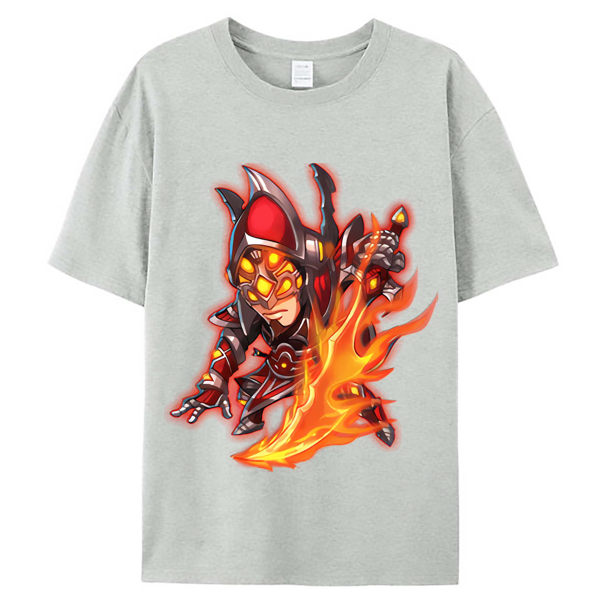 （画像用） リーグ・オブ・レジェンド League of Legends LOL レディースカジュアルプリントTシャツ（綿100％）