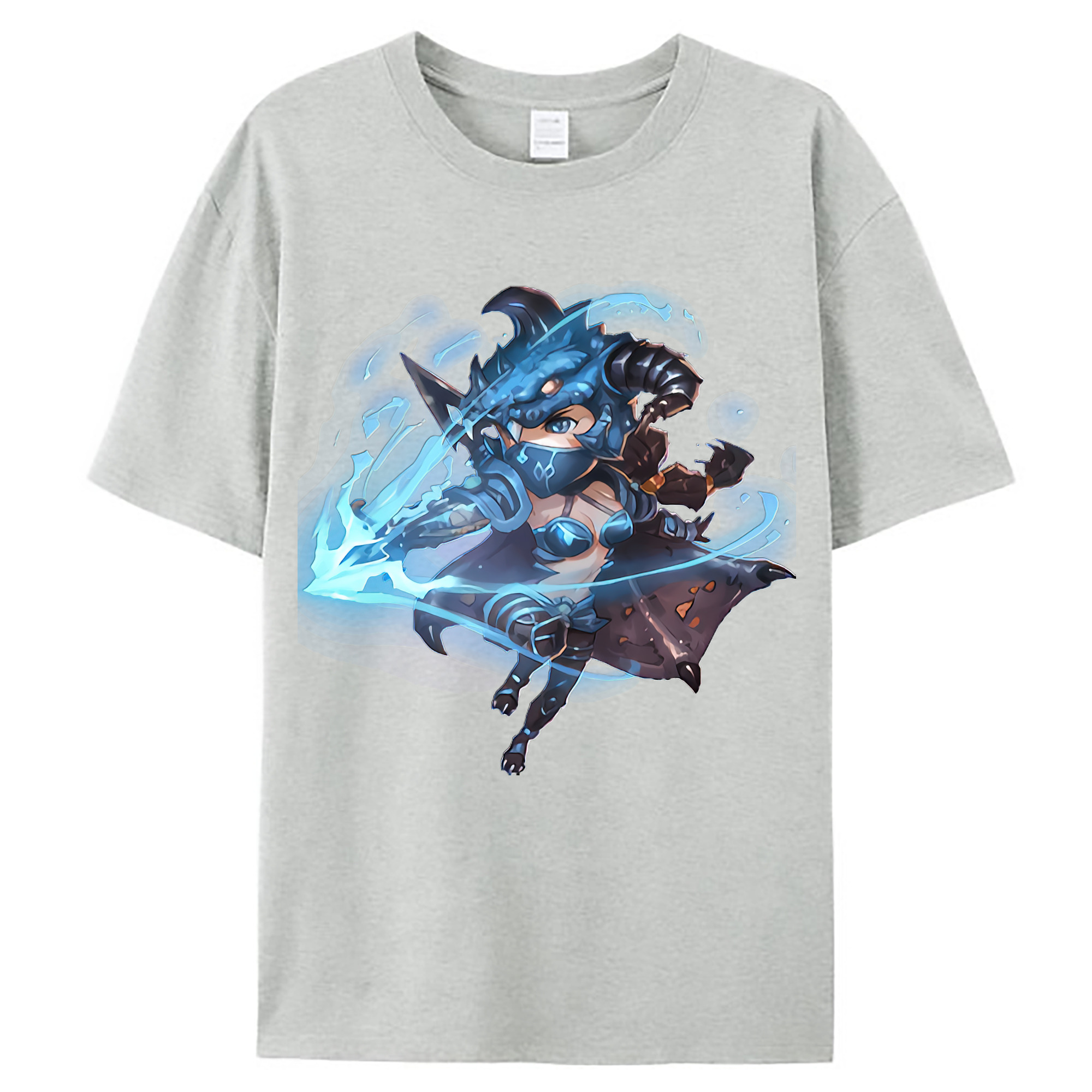 （画像用） リーグ・オブ・レジェンド League of Legends LOL レディースカジュアルプリントTシャツ（綿100％）