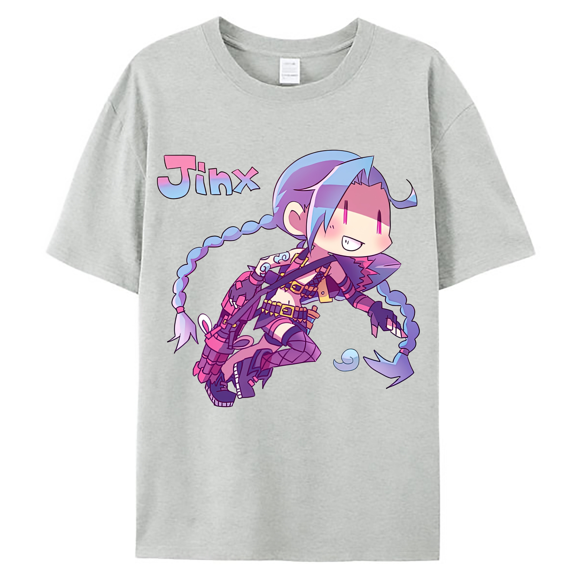 （画像用） リーグ・オブ・レジェンド League of Legends LOL レディースカジュアルプリントTシャツ（綿100％）