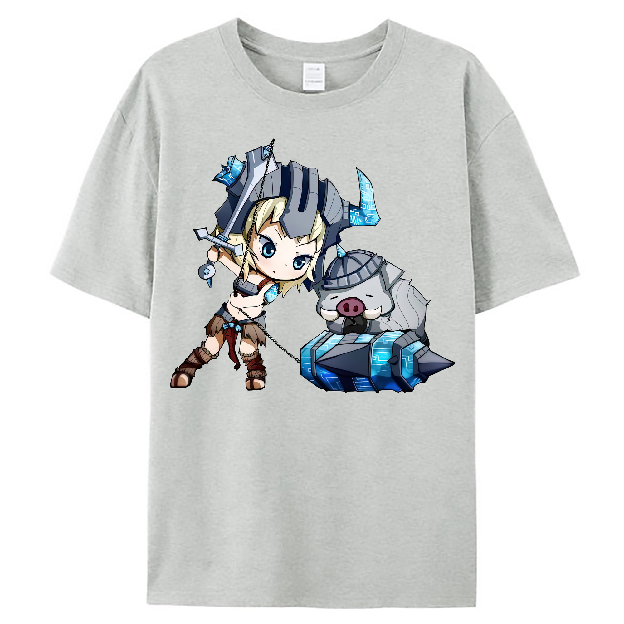 （画像用） リーグ・オブ・レジェンド League of Legends LOL レディースカジュアルプリントTシャツ（綿100％）