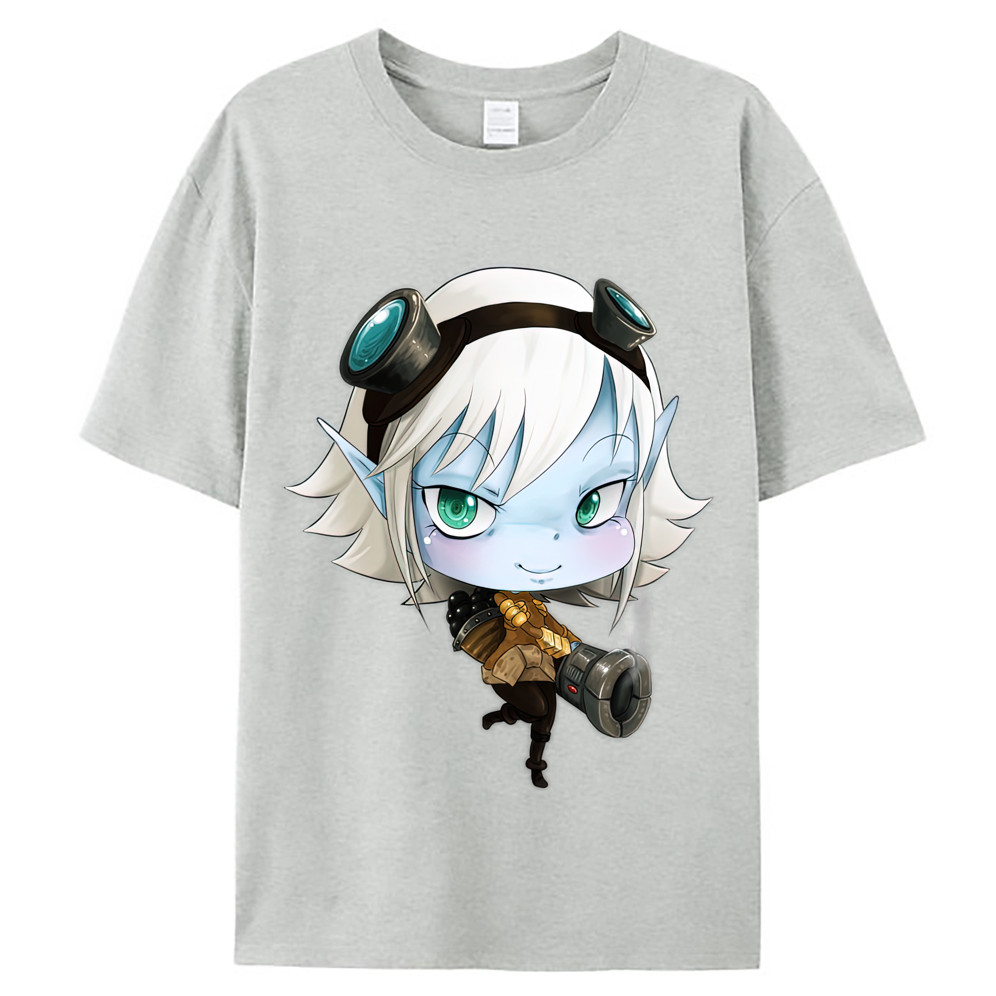（画像用） リーグ・オブ・レジェンド League of Legends LOL レディースカジュアルプリントTシャツ（綿100％）