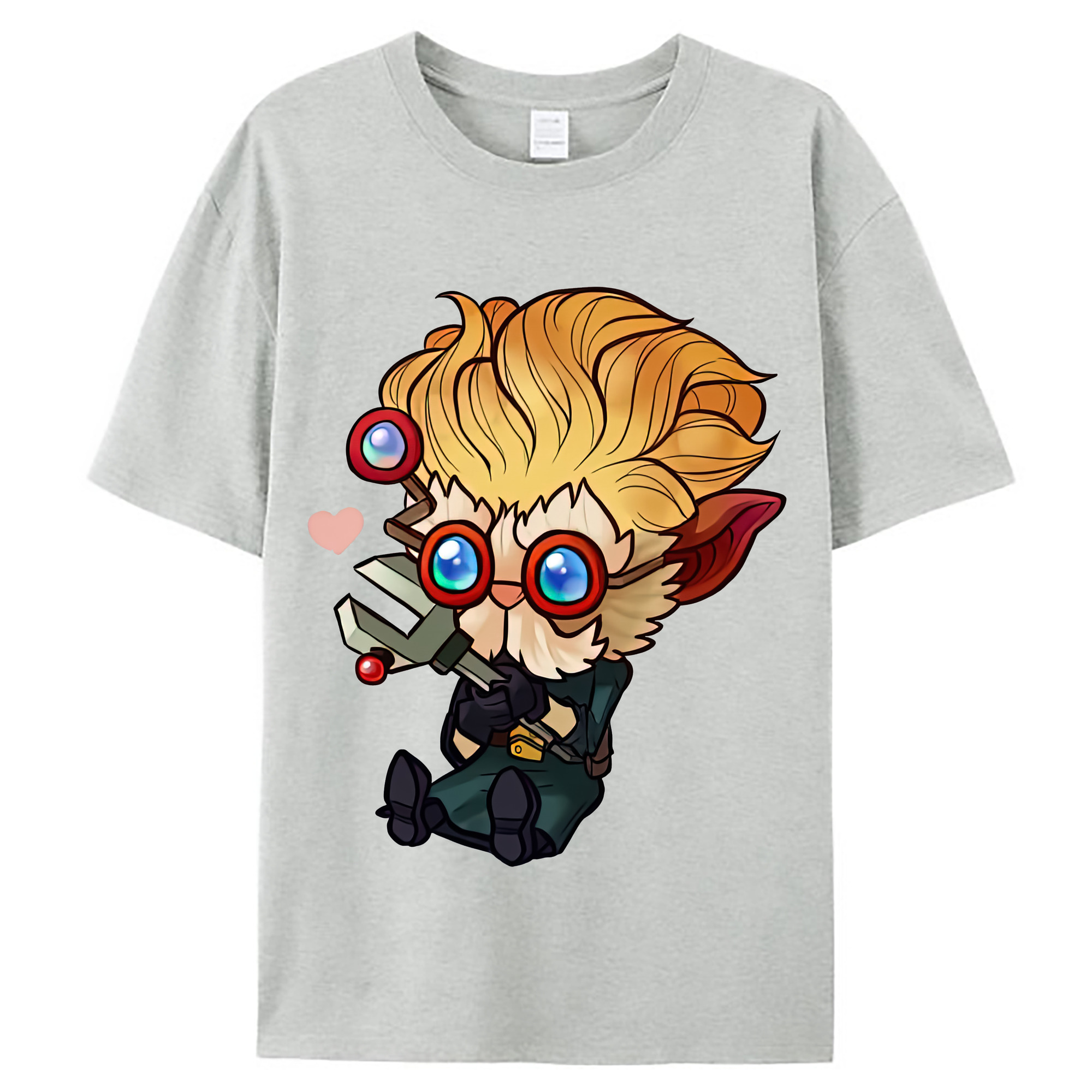 （画像用） リーグ・オブ・レジェンド League of Legends LOL レディースカジュアルプリントTシャツ（綿100％）