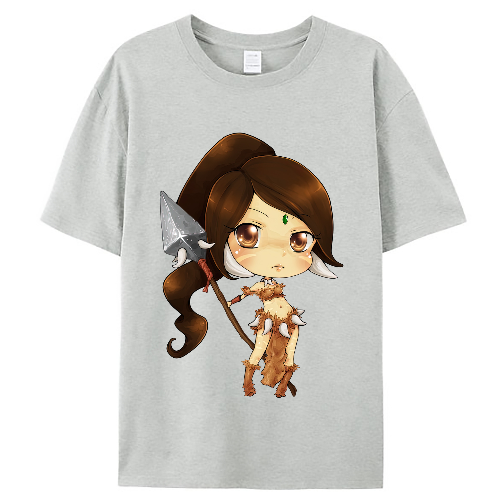 （画像用） リーグ・オブ・レジェンド League of Legends LOL レディースカジュアルプリントTシャツ（綿100％）