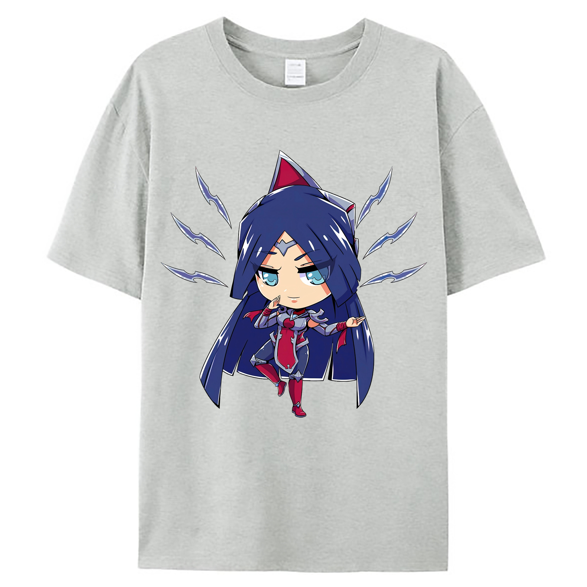 （画像用） リーグ・オブ・レジェンド League of Legends LOL レディースカジュアルプリントTシャツ（綿100％）