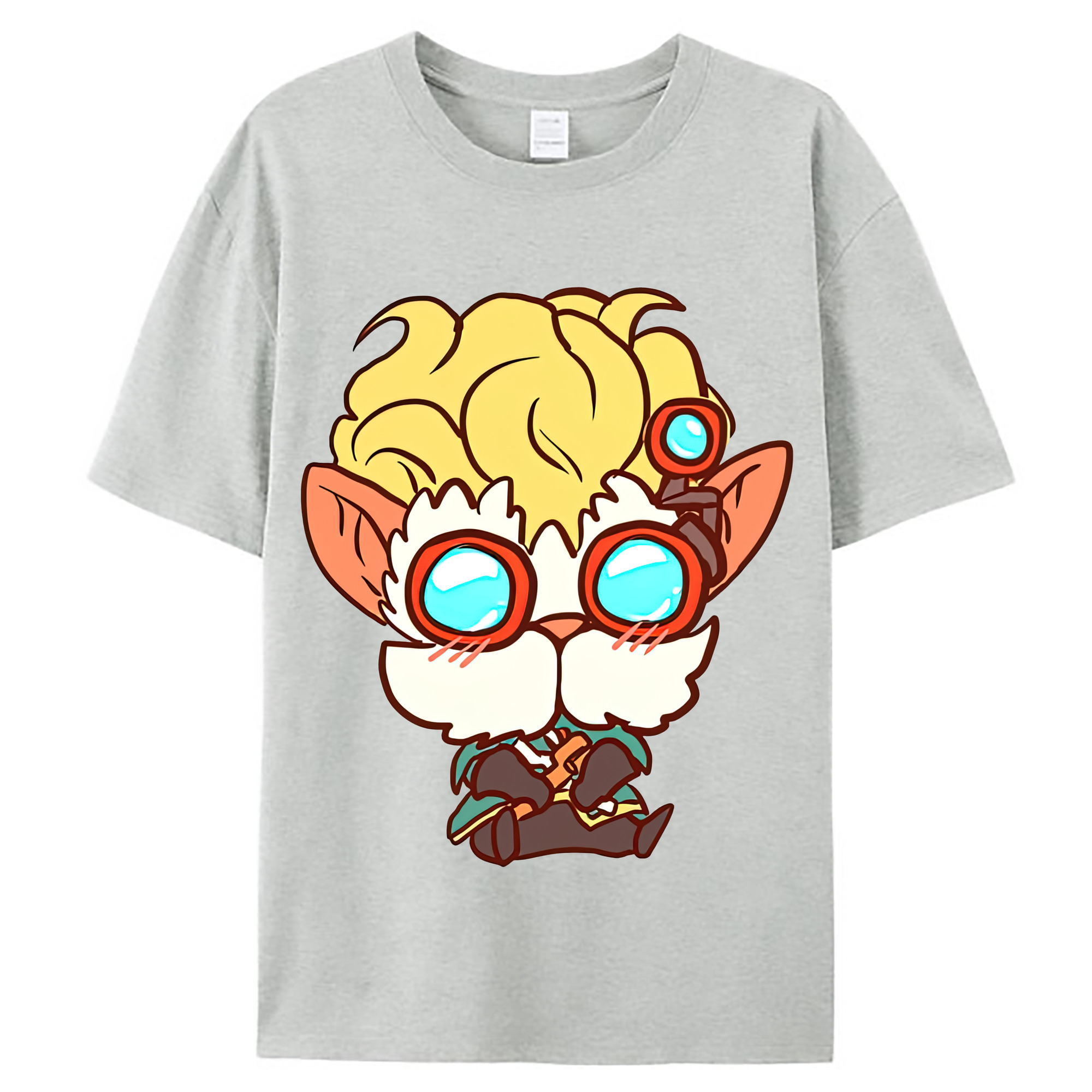 （画像用） リーグ・オブ・レジェンド League of Legends LOL レディースカジュアルプリントTシャツ（綿100％）