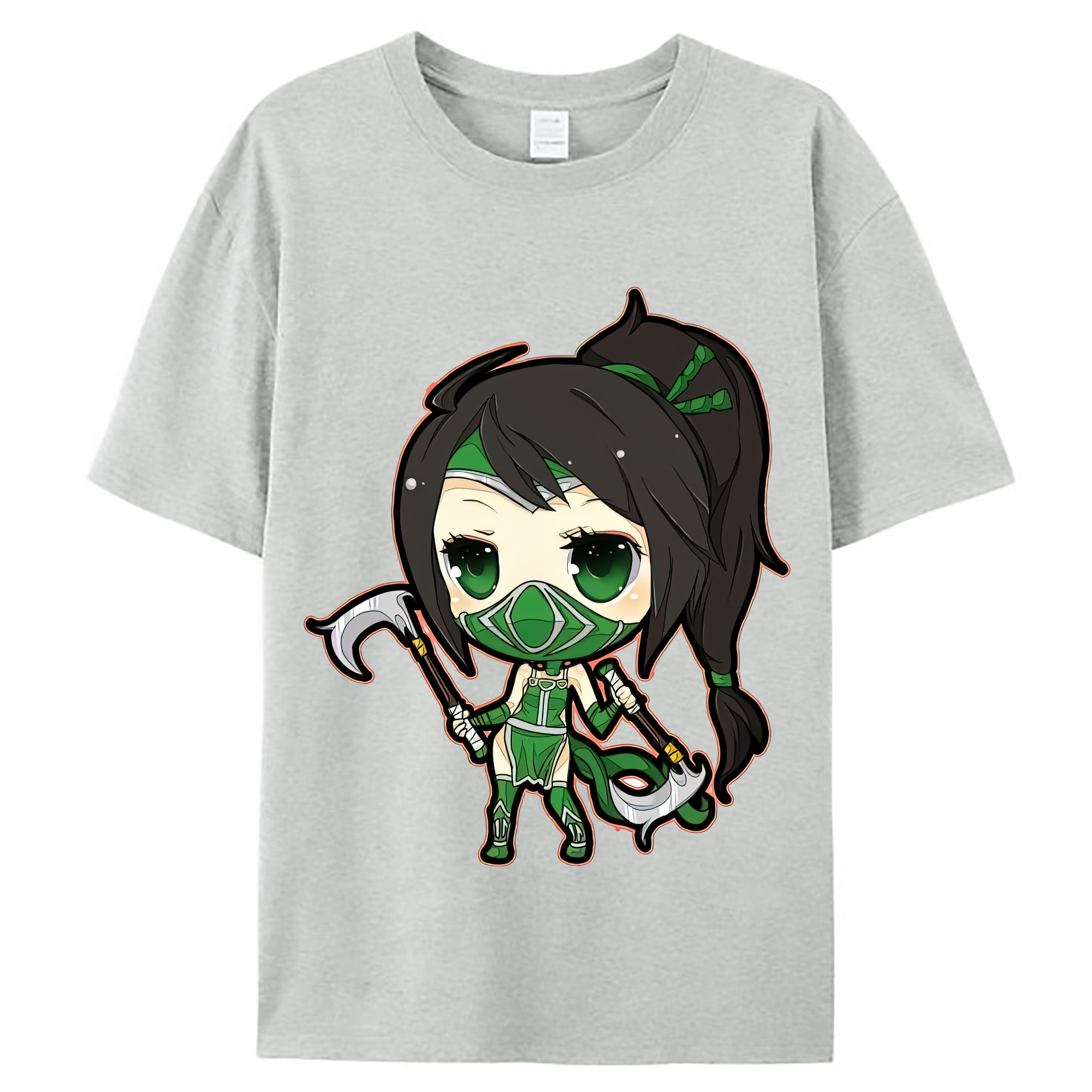（画像用） リーグ・オブ・レジェンド League of Legends LOL レディースカジュアルプリントTシャツ（綿100％）