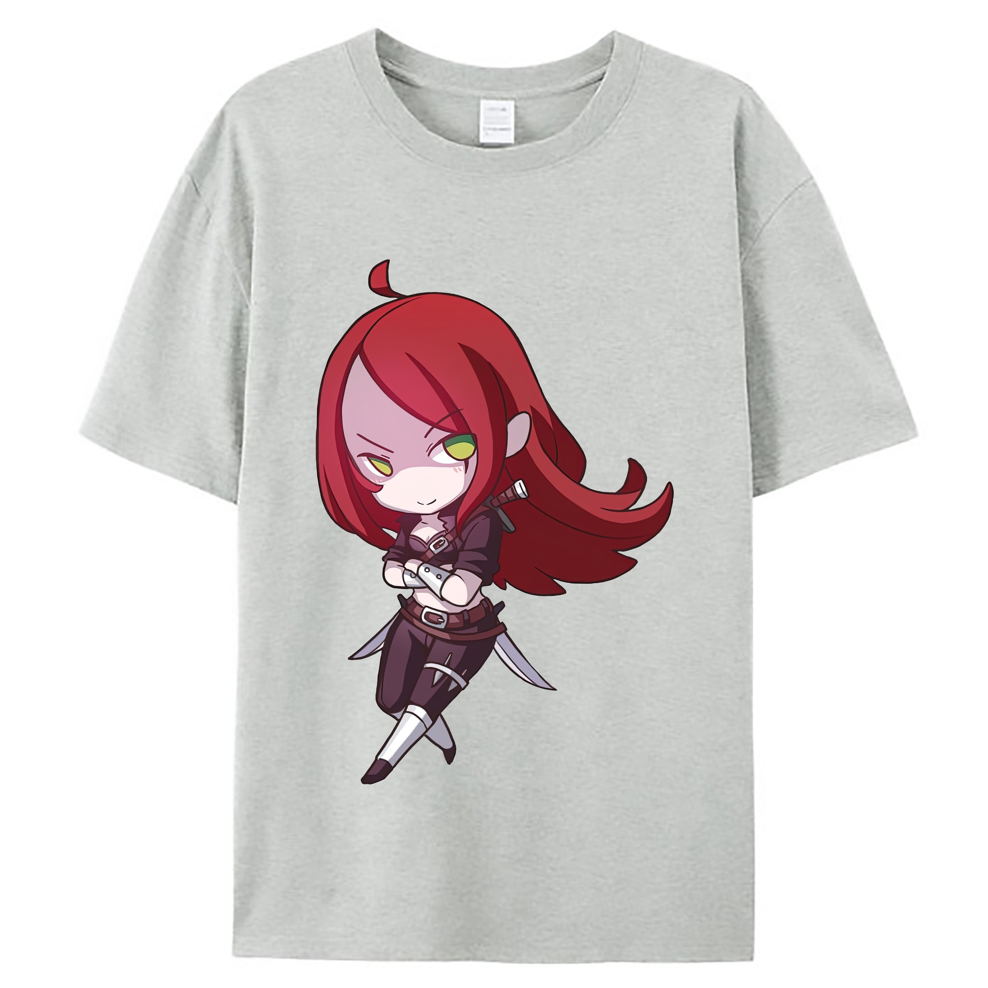 （画像用） リーグ・オブ・レジェンド League of Legends LOL レディースカジュアルプリントTシャツ（綿100％）