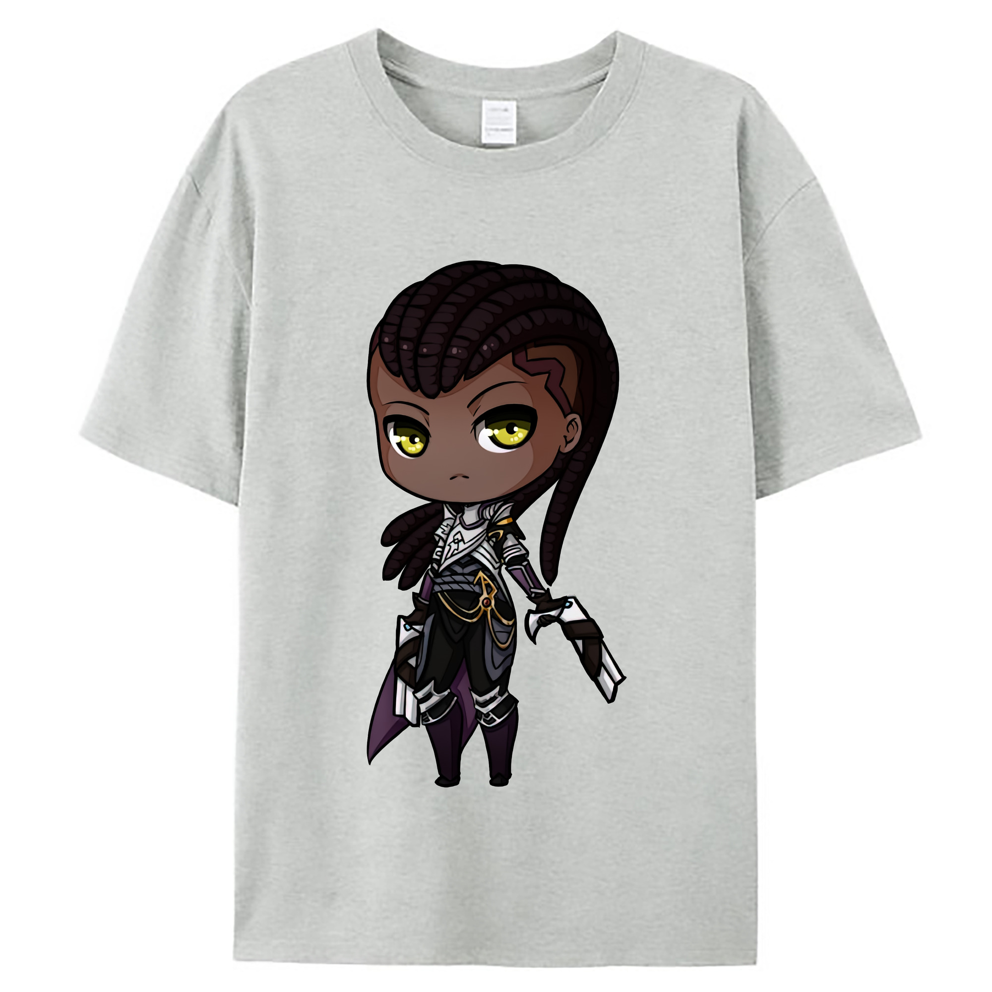 （画像用） リーグ・オブ・レジェンド League of Legends LOL レディースカジュアルプリントTシャツ（綿100％）