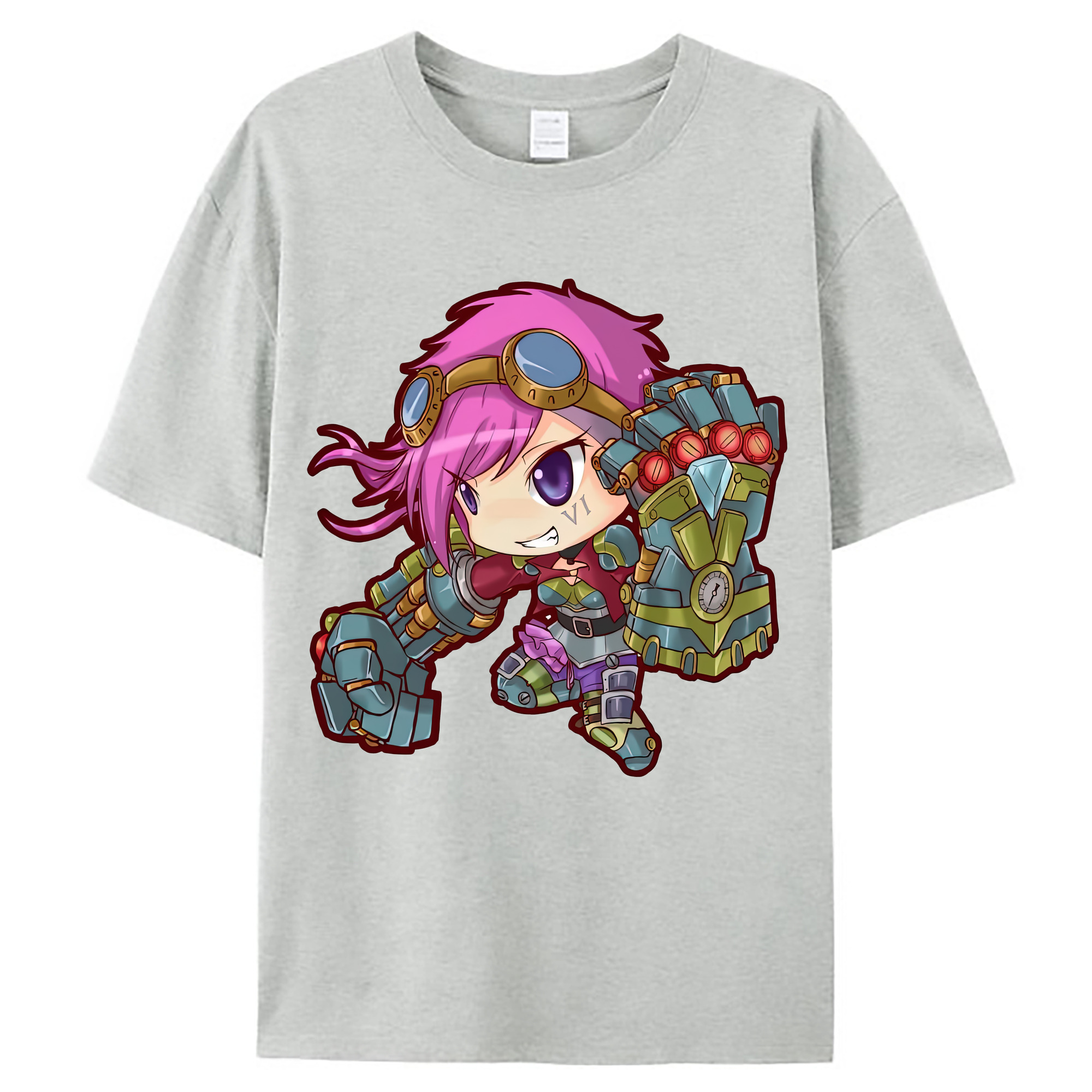 （画像用） リーグ・オブ・レジェンド League of Legends LOL レディースカジュアルプリントTシャツ（綿100％）