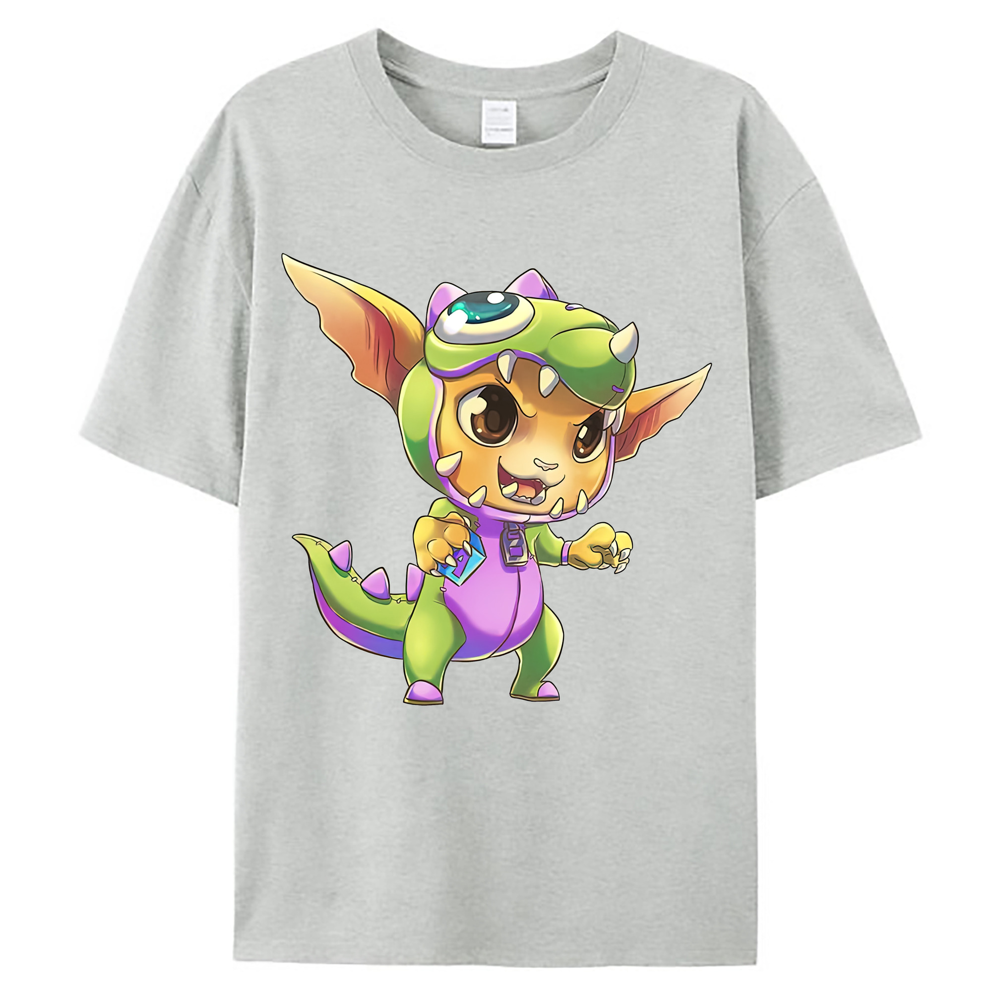 （画像用） リーグ・オブ・レジェンド League of Legends LOL レディースカジュアルプリントTシャツ（綿100％）