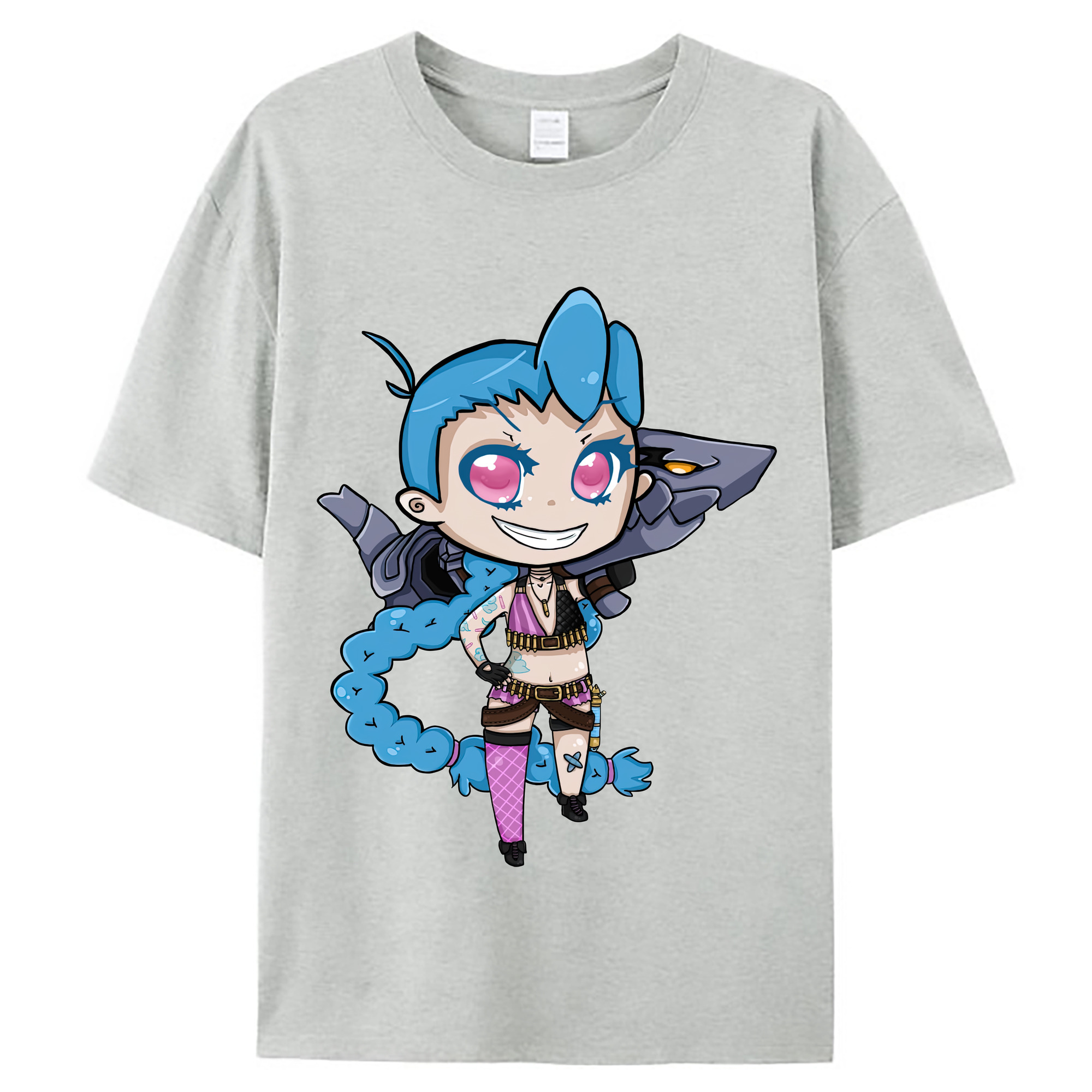 （画像用） リーグ・オブ・レジェンド League of Legends LOL レディースカジュアルプリントTシャツ（綿100％）