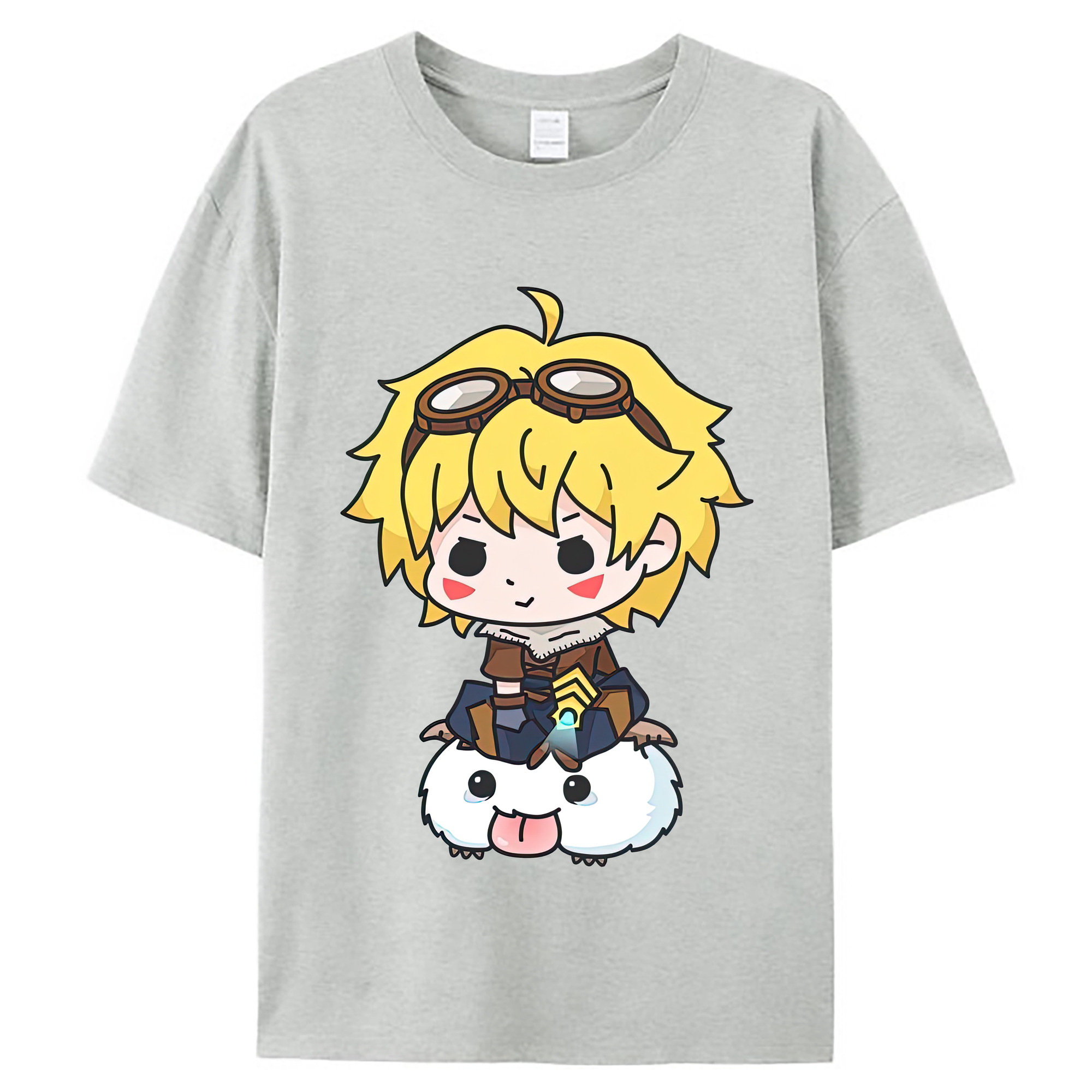 （画像用） リーグ・オブ・レジェンド League of Legends LOL レディースカジュアルプリントTシャツ（綿100％）