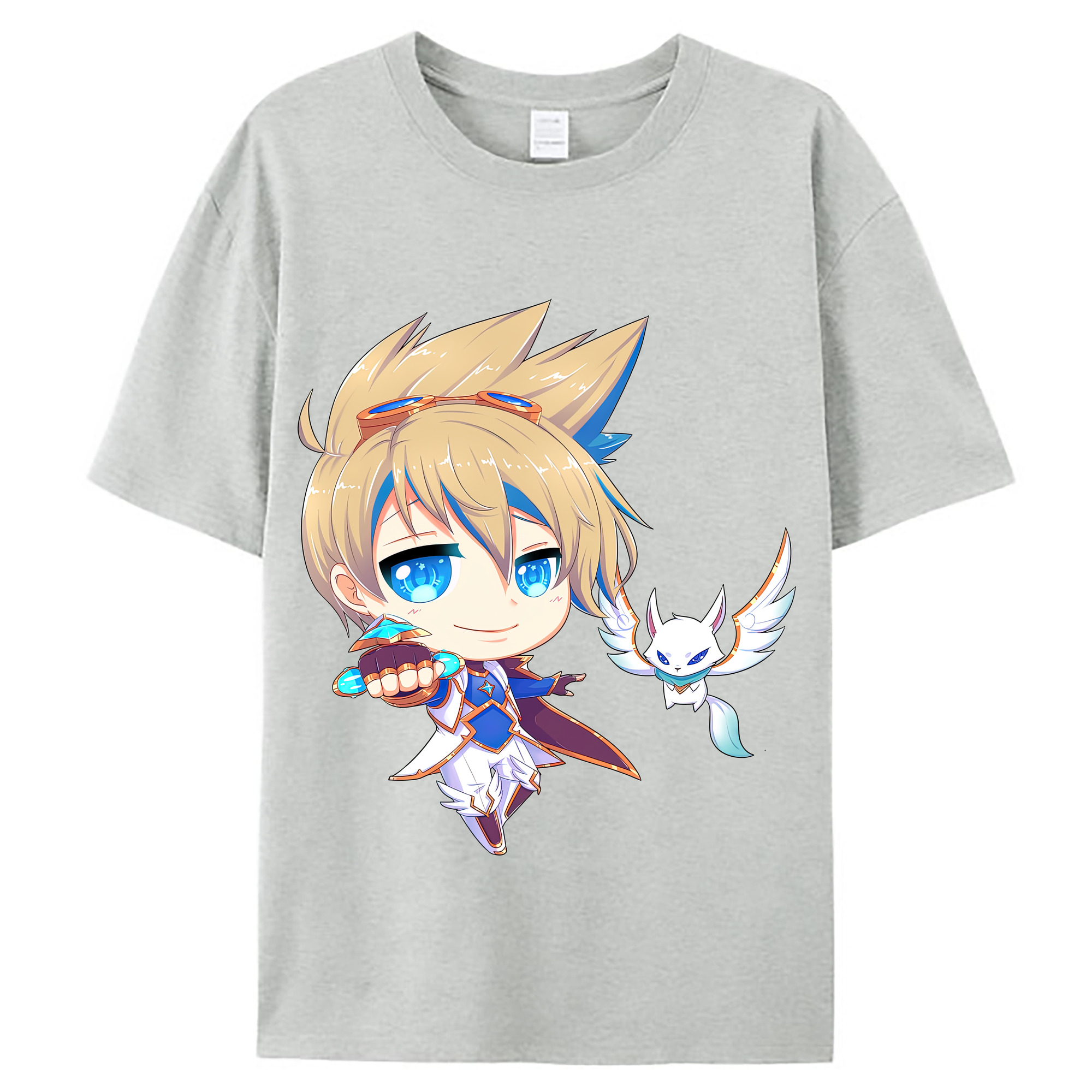 （画像用） リーグ・オブ・レジェンド League of Legends LOL レディースカジュアルプリントTシャツ（綿100％）