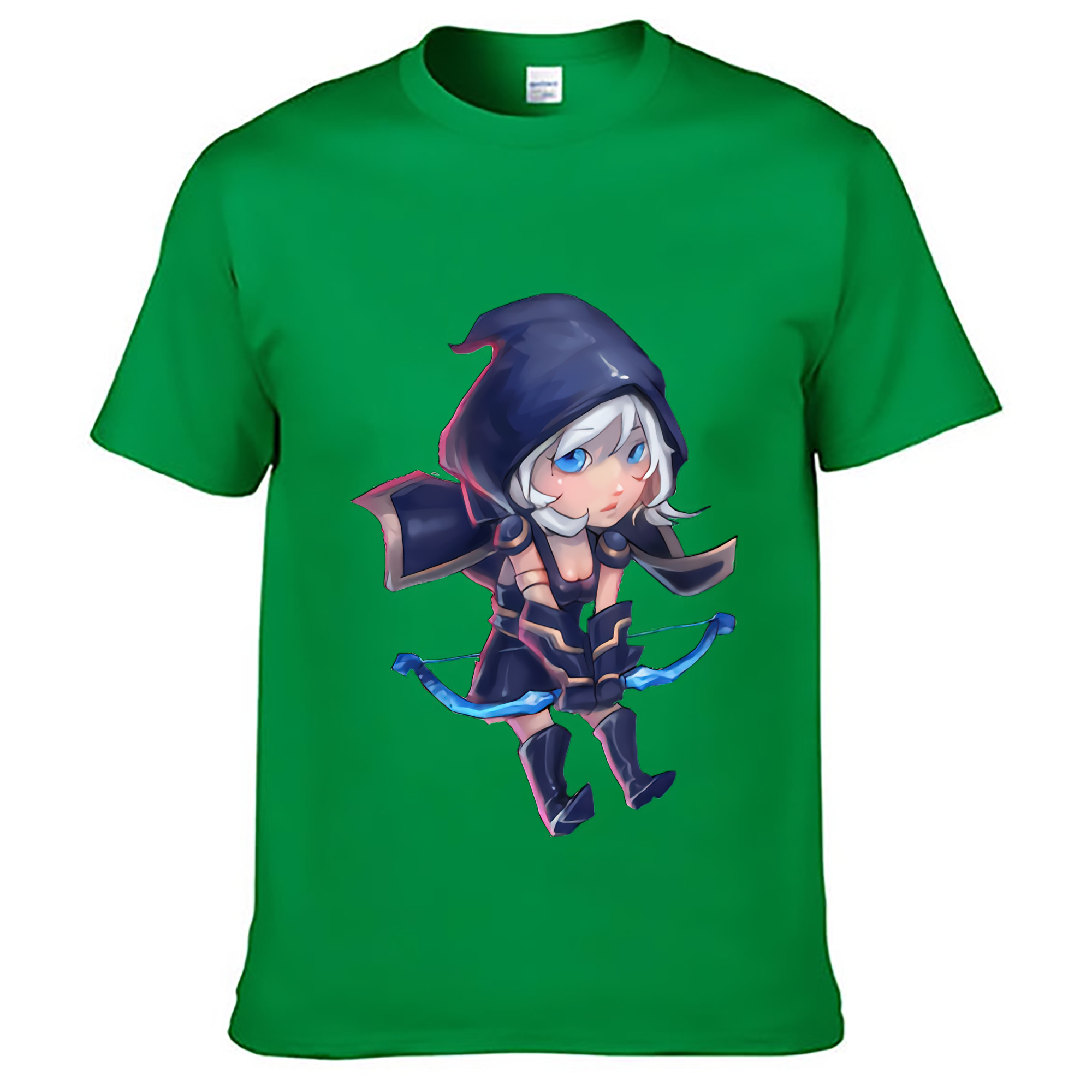 （画像用） リーグ・オブ・レジェンド League of Legends LOL レディースカジュアルプリントTシャツ（綿100％）