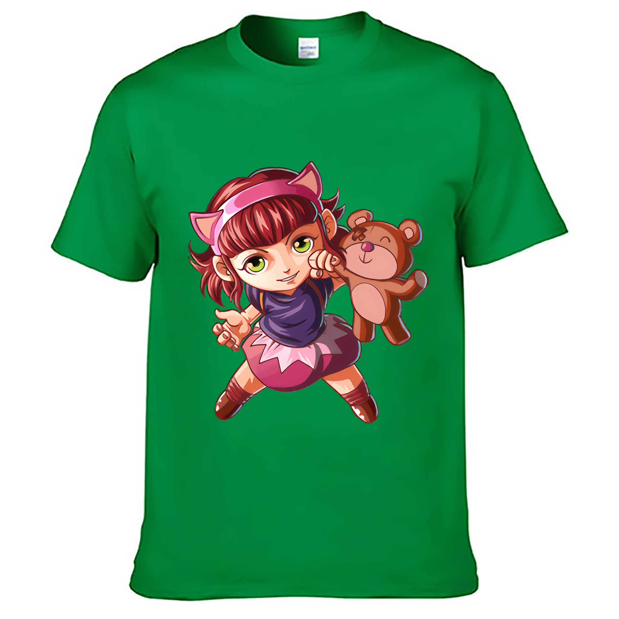 （画像用） リーグ・オブ・レジェンド League of Legends LOL レディースカジュアルプリントTシャツ（綿100％）