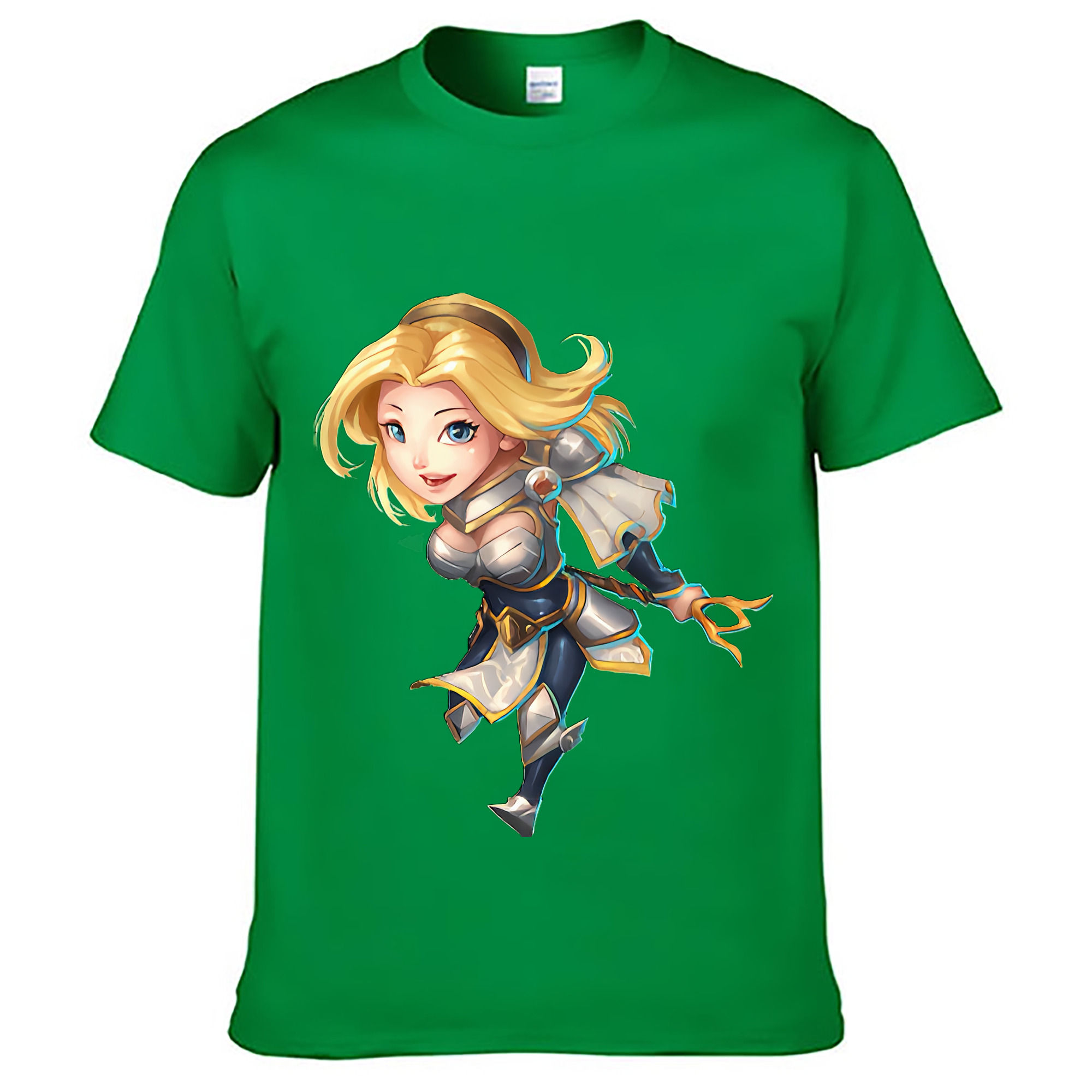 （画像用） リーグ・オブ・レジェンド League of Legends LOL レディースカジュアルプリントTシャツ（綿100％）