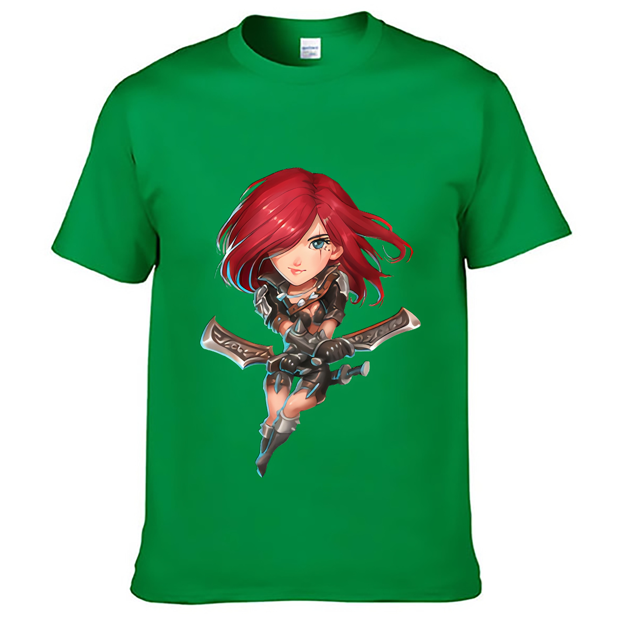 （画像用） リーグ・オブ・レジェンド League of Legends LOL レディースカジュアルプリントTシャツ（綿100％）