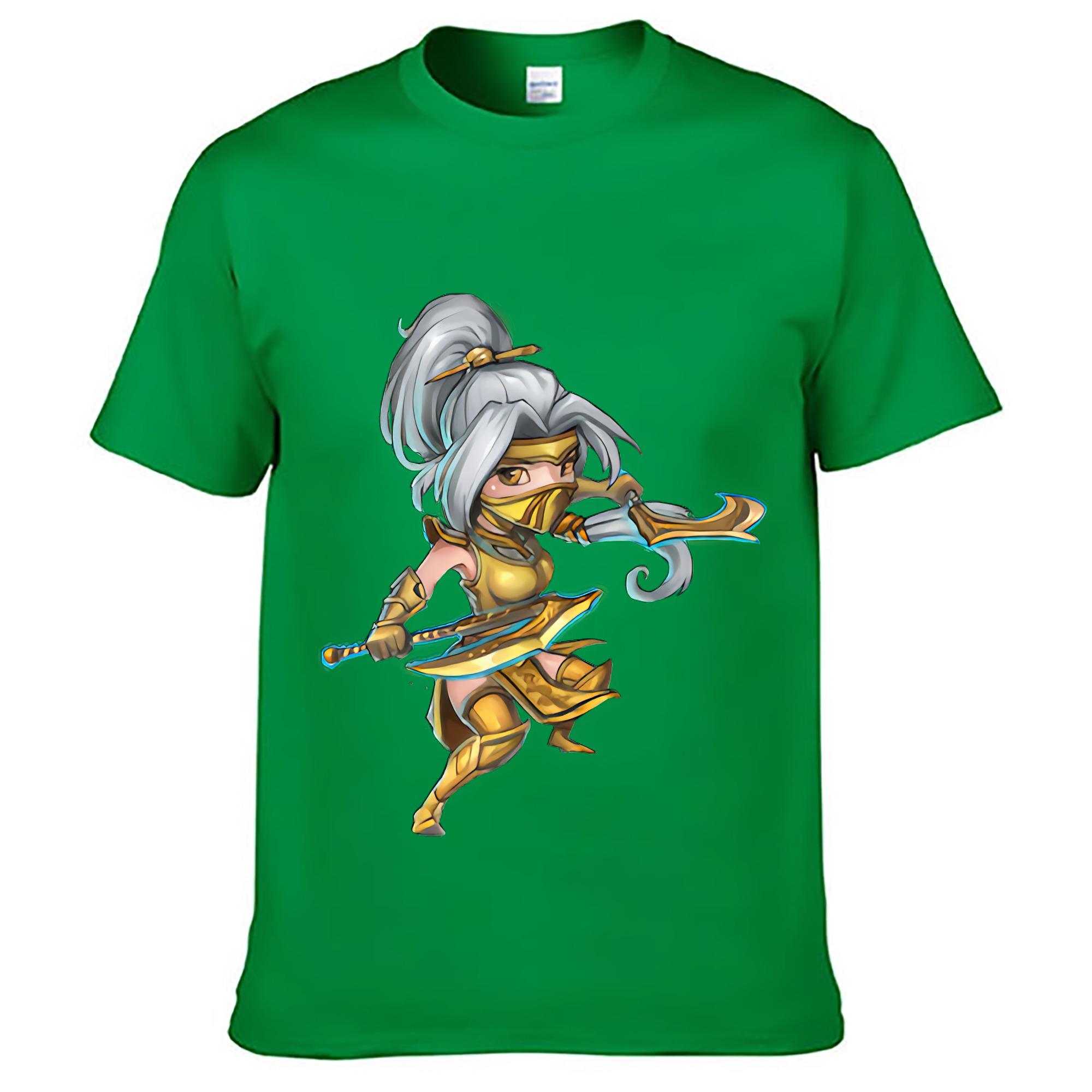 （画像用） リーグ・オブ・レジェンド League of Legends LOL レディースカジュアルプリントTシャツ（綿100％）