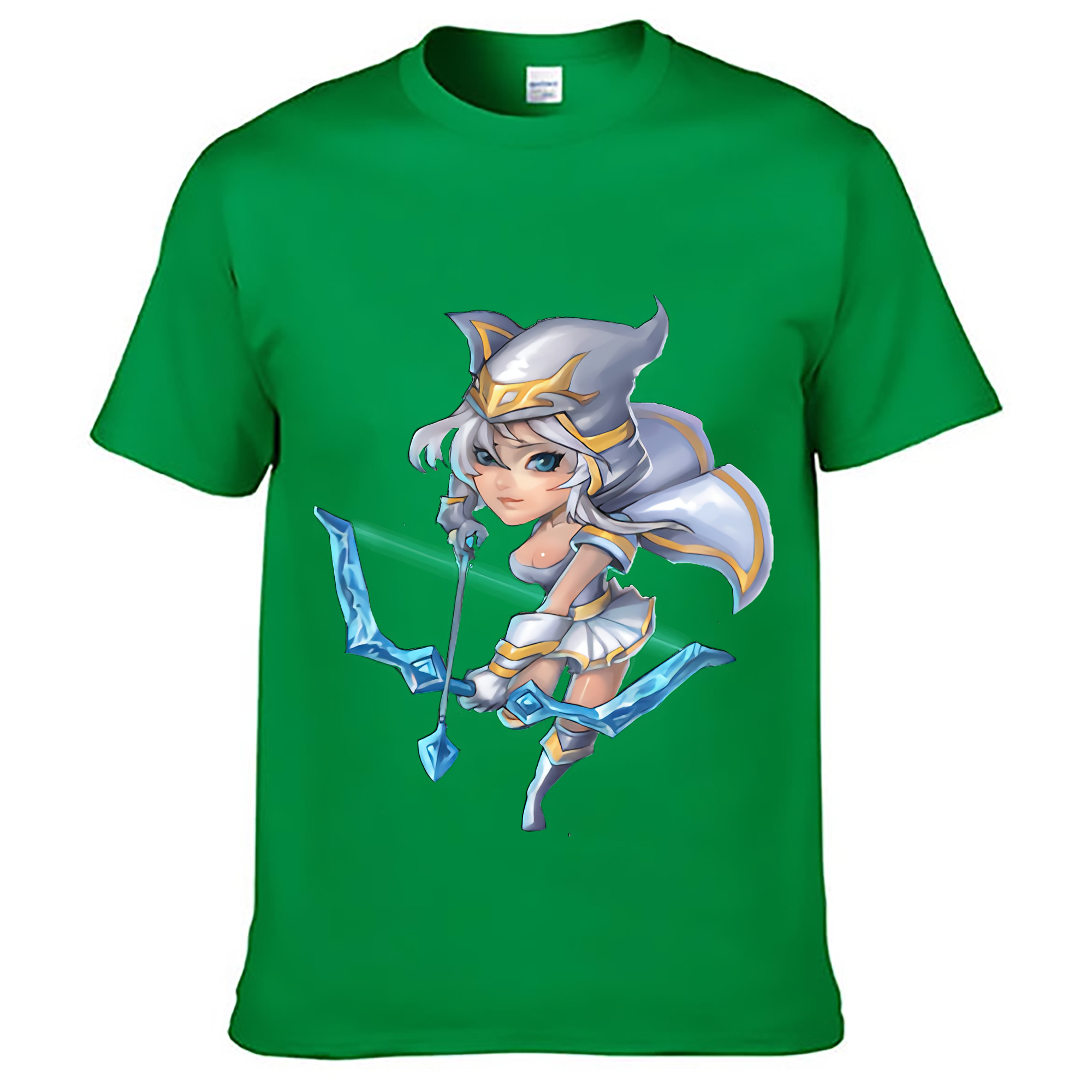 （画像用） リーグ・オブ・レジェンド League of Legends LOL レディースカジュアルプリントTシャツ（綿100％）