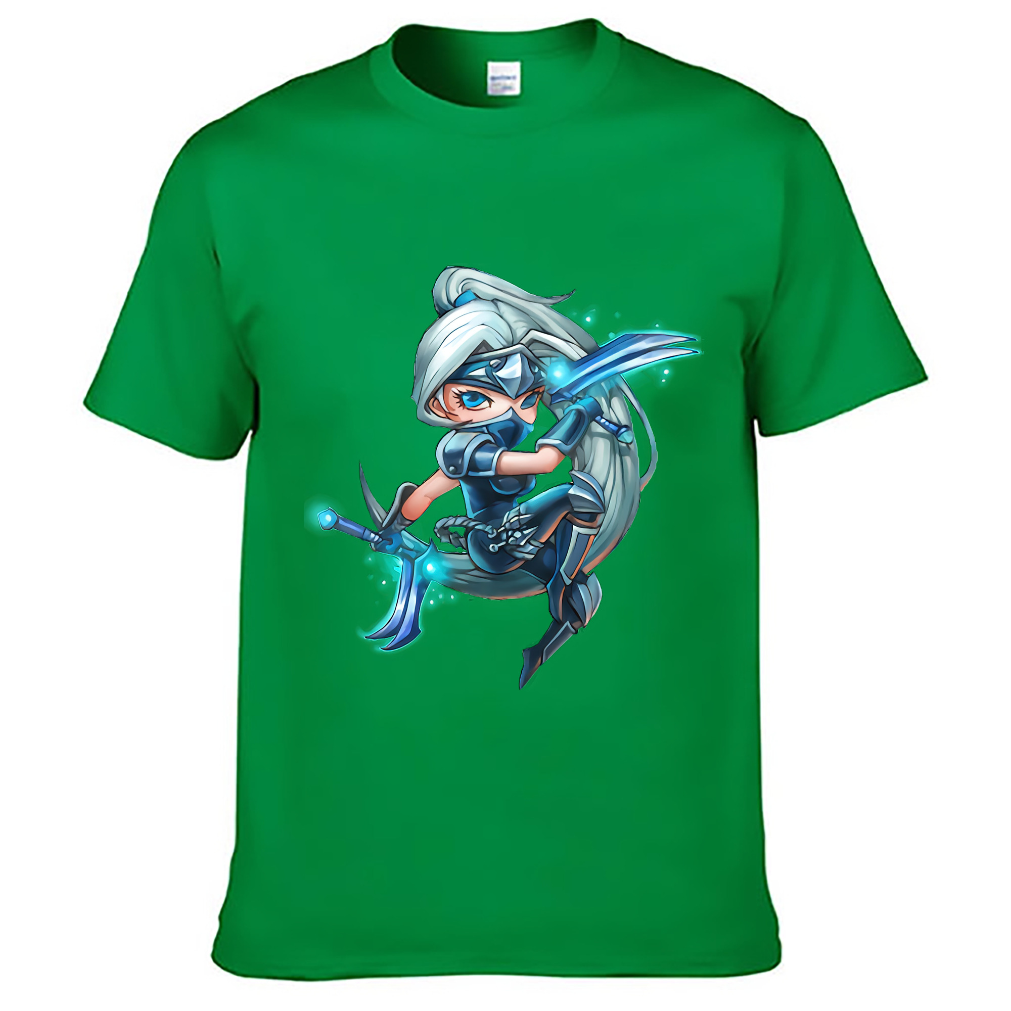 （画像用） リーグ・オブ・レジェンド League of Legends LOL レディースカジュアルプリントTシャツ（綿100％）