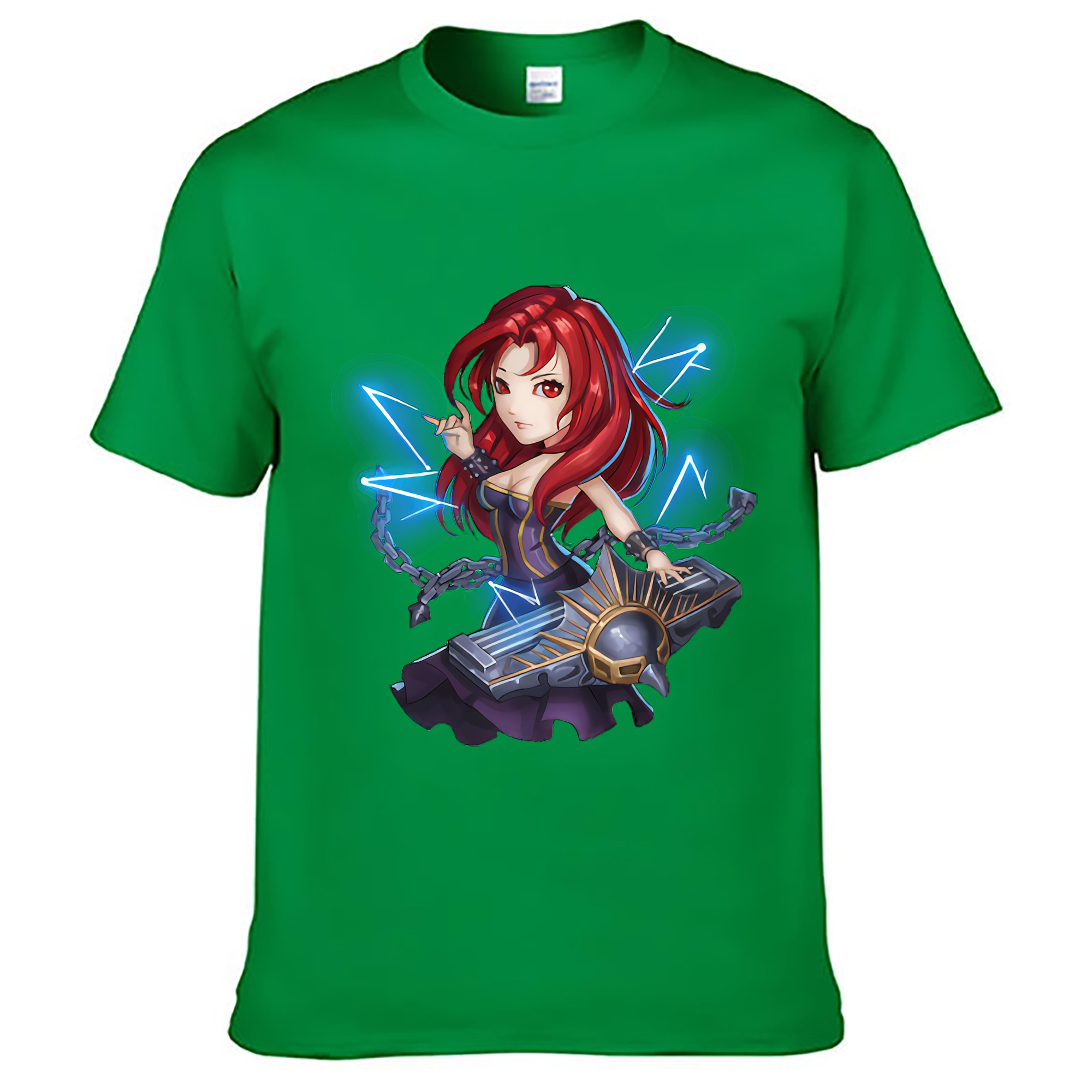 （画像用） リーグ・オブ・レジェンド League of Legends LOL レディースカジュアルプリントTシャツ（綿100％）