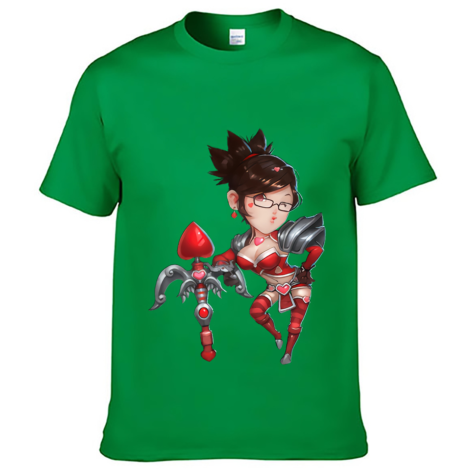 （画像用） リーグ・オブ・レジェンド League of Legends LOL レディースカジュアルプリントTシャツ（綿100％）