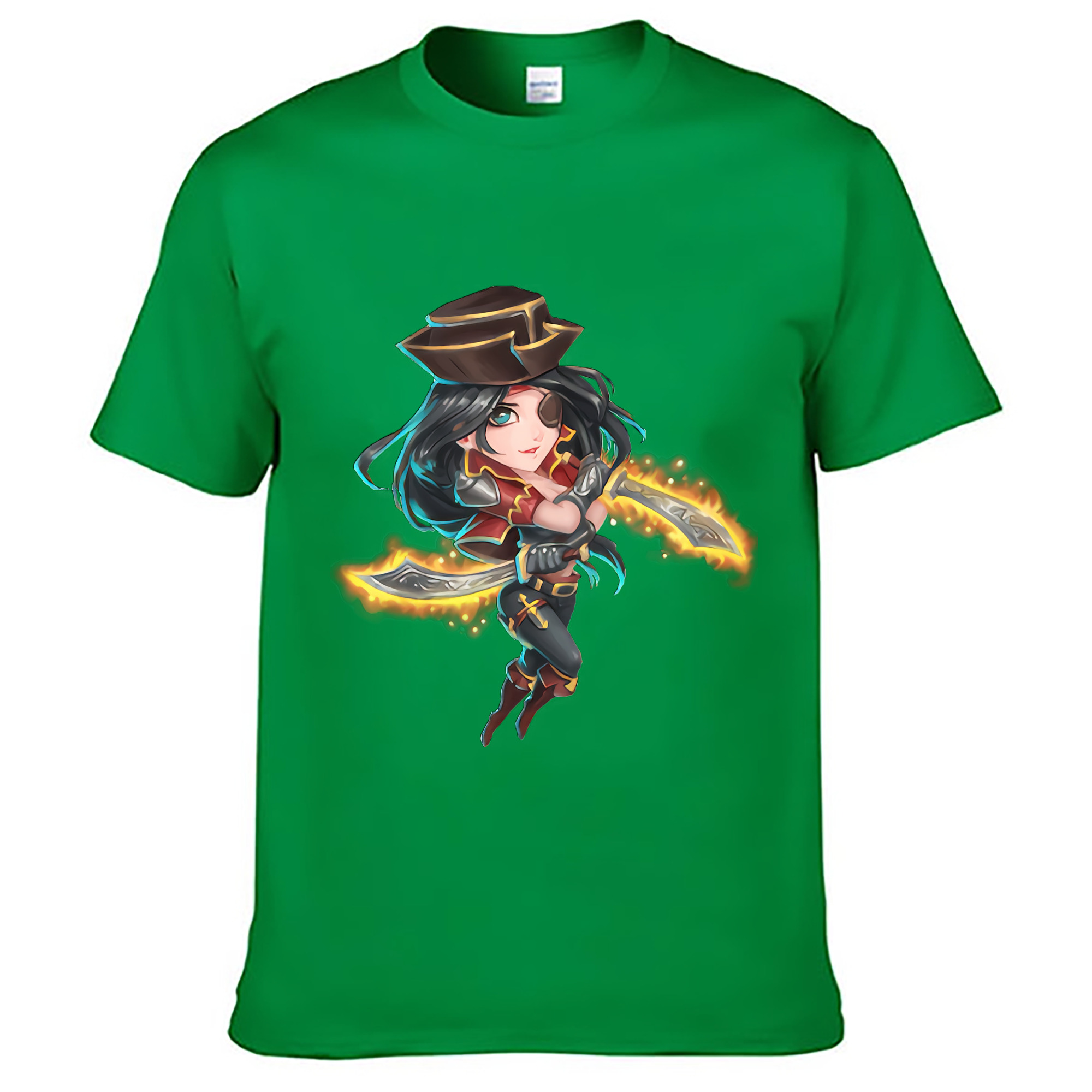 （画像用） リーグ・オブ・レジェンド League of Legends LOL レディースカジュアルプリントTシャツ（綿100％）