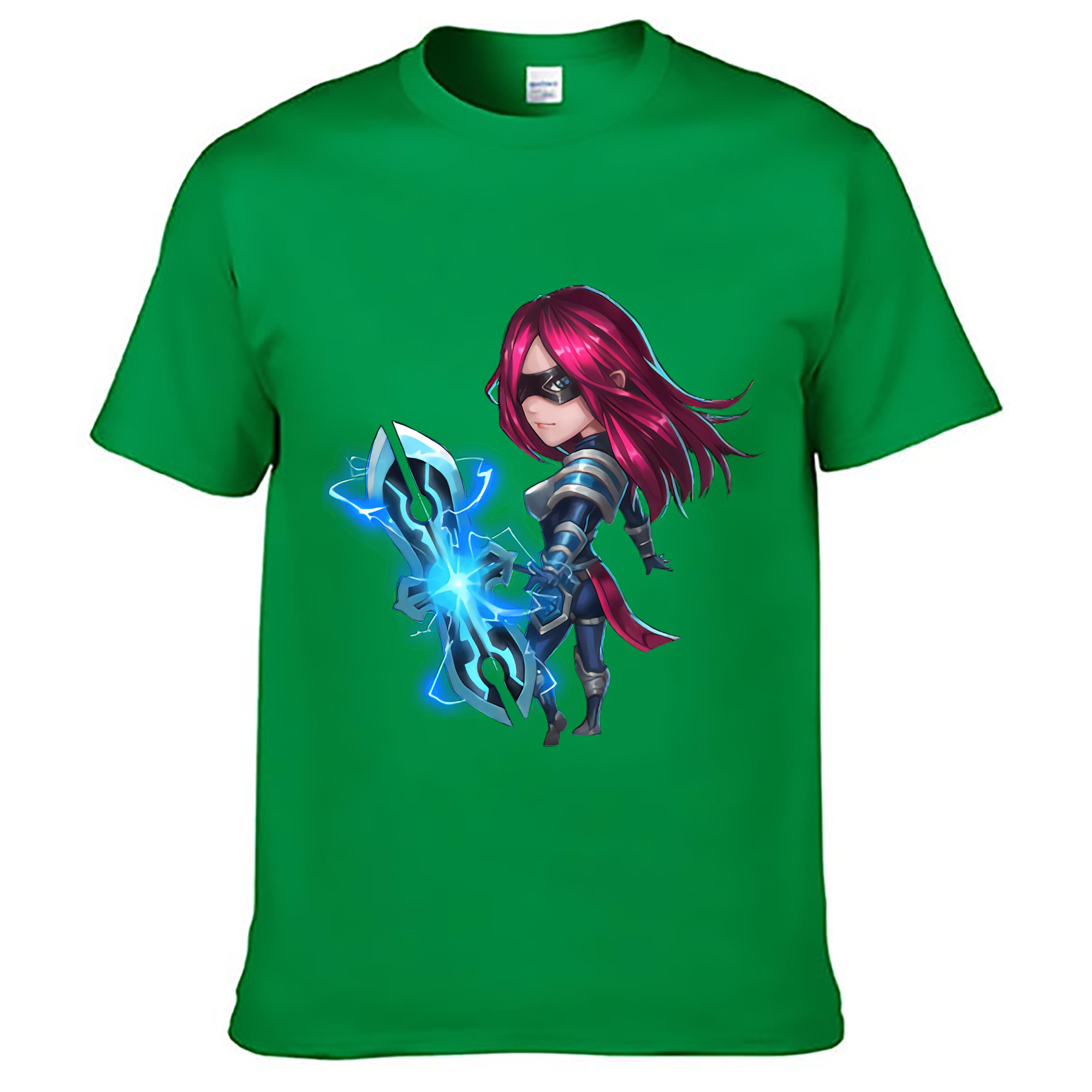 （画像用） リーグ・オブ・レジェンド League of Legends LOL レディースカジュアルプリントTシャツ（綿100％）
