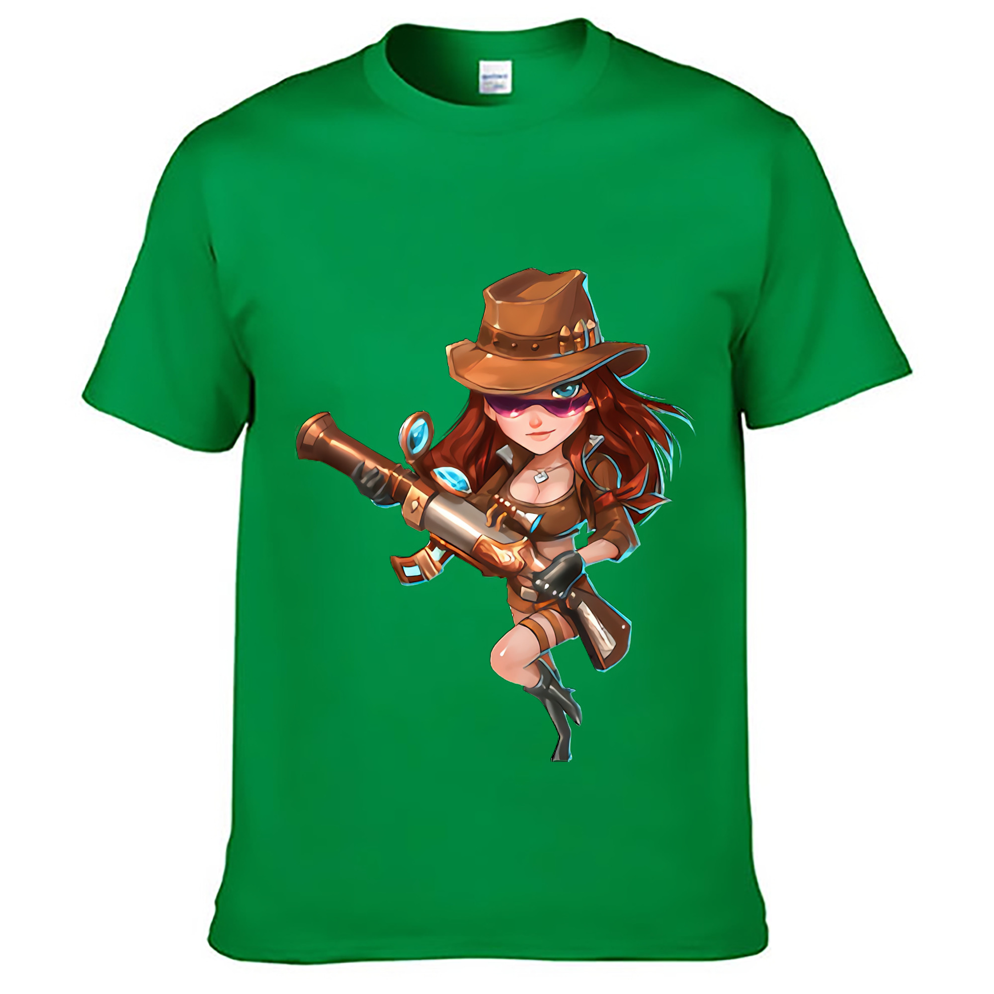 （画像用） リーグ・オブ・レジェンド League of Legends LOL レディースカジュアルプリントTシャツ（綿100％）