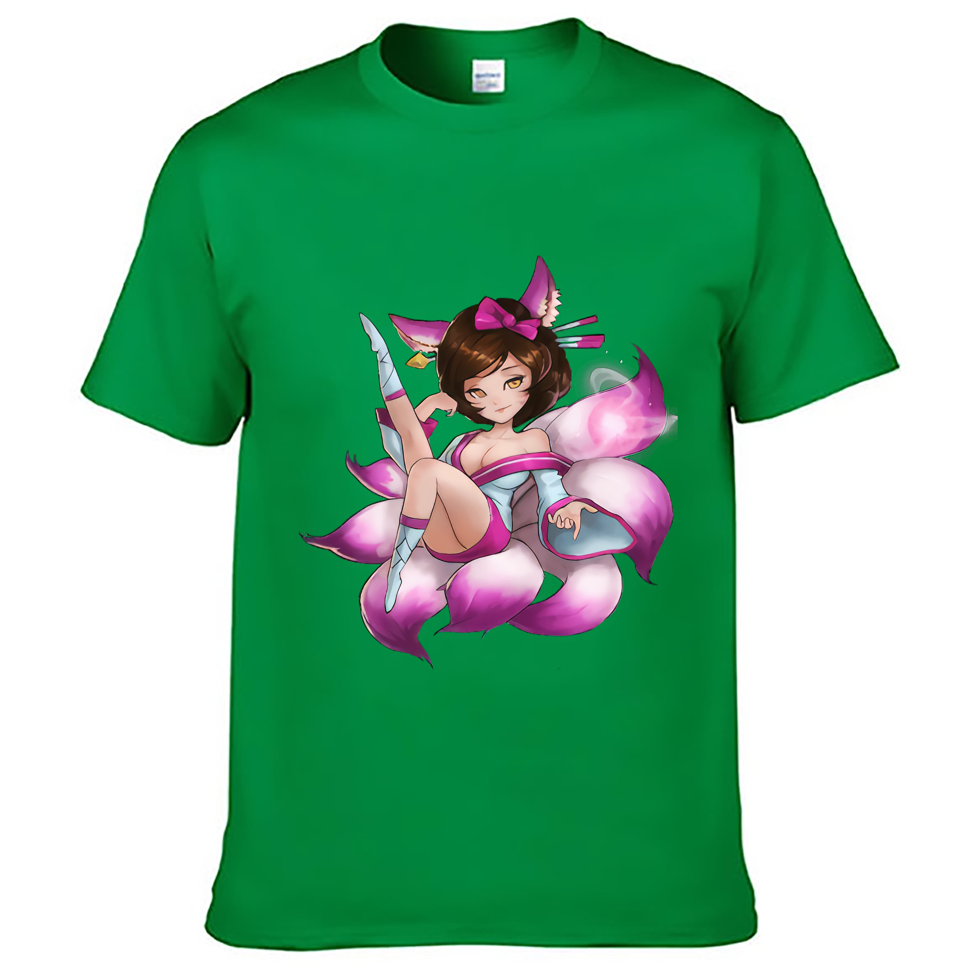 （画像用） リーグ・オブ・レジェンド League of Legends LOL レディースカジュアルプリントTシャツ（綿100％）