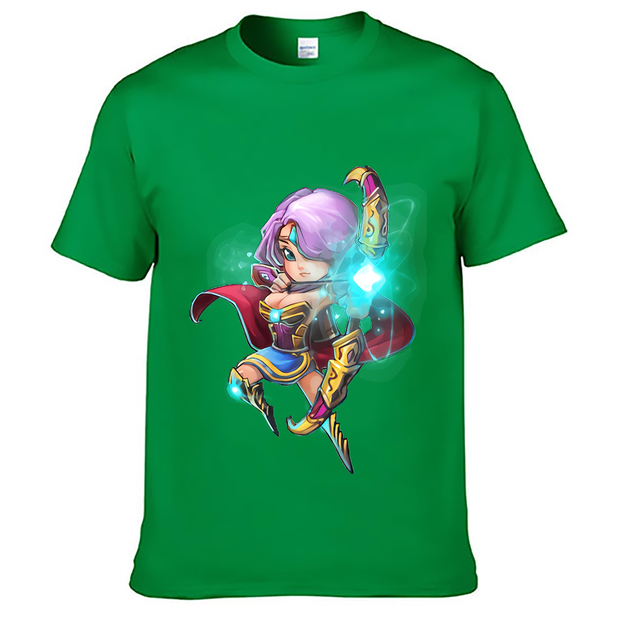 （画像用） リーグ・オブ・レジェンド League of Legends LOL レディースカジュアルプリントTシャツ（綿100％）