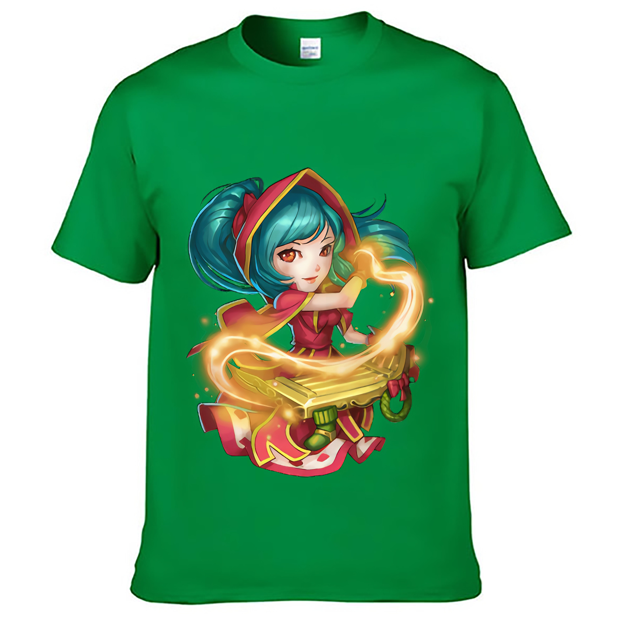 （画像用） リーグ・オブ・レジェンド League of Legends LOL レディースカジュアルプリントTシャツ（綿100％）