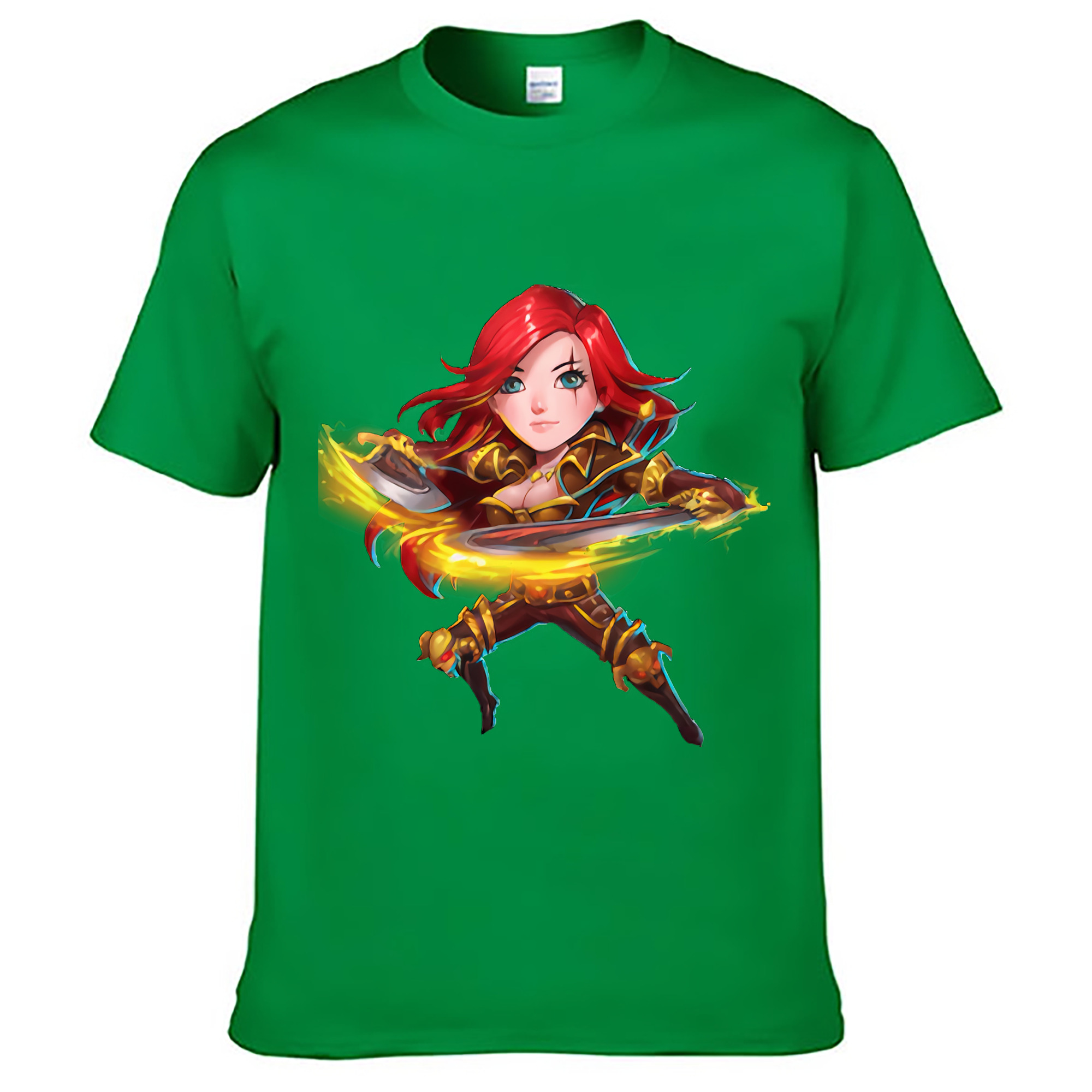 （画像用） リーグ・オブ・レジェンド League of Legends LOL レディースカジュアルプリントTシャツ（綿100％）
