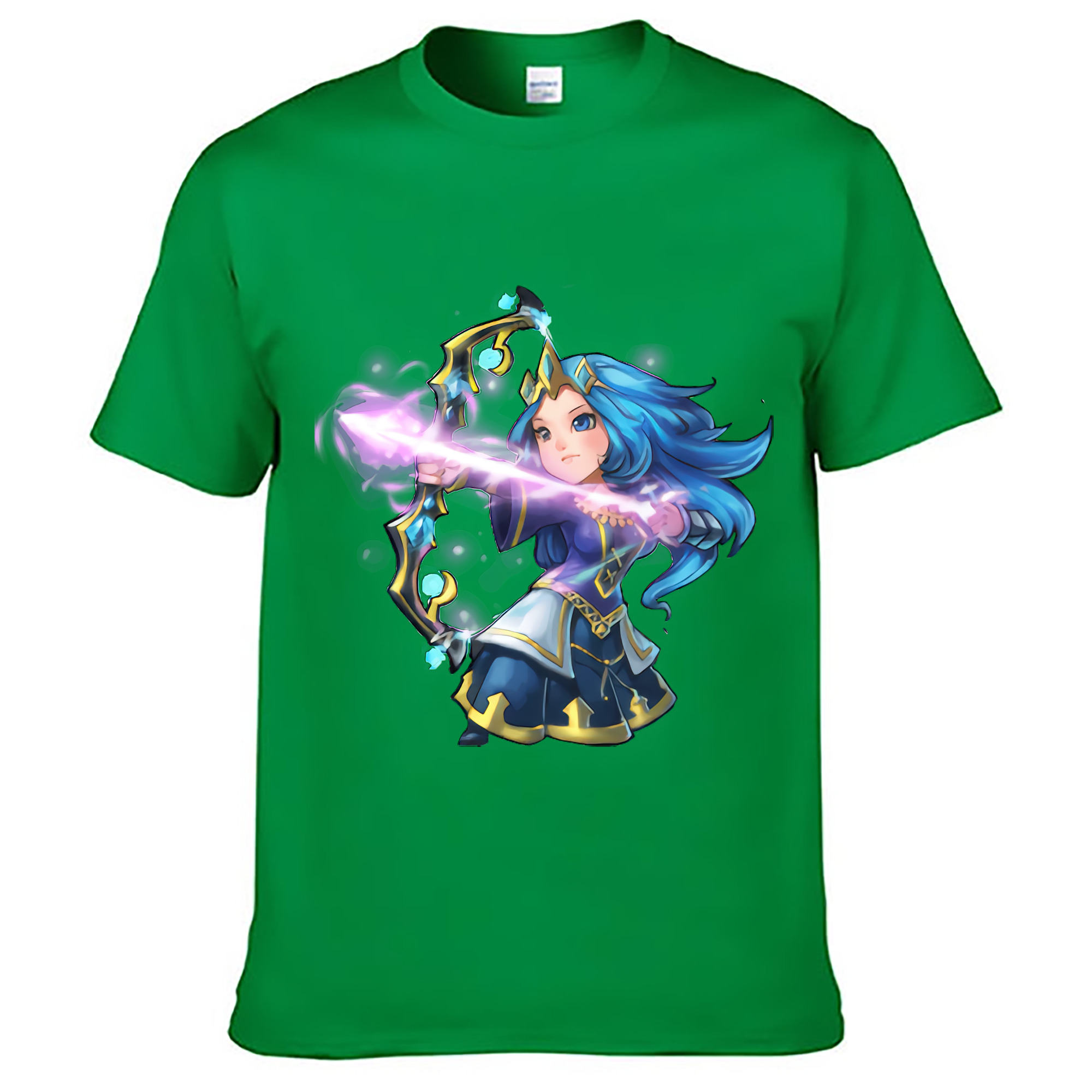 （画像用） リーグ・オブ・レジェンド League of Legends LOL レディースカジュアルプリントTシャツ（綿100％）