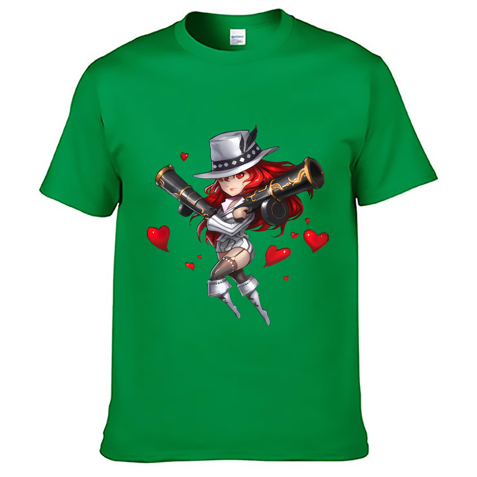 （画像用） リーグ・オブ・レジェンド League of Legends LOL レディースカジュアルプリントTシャツ（綿100％）