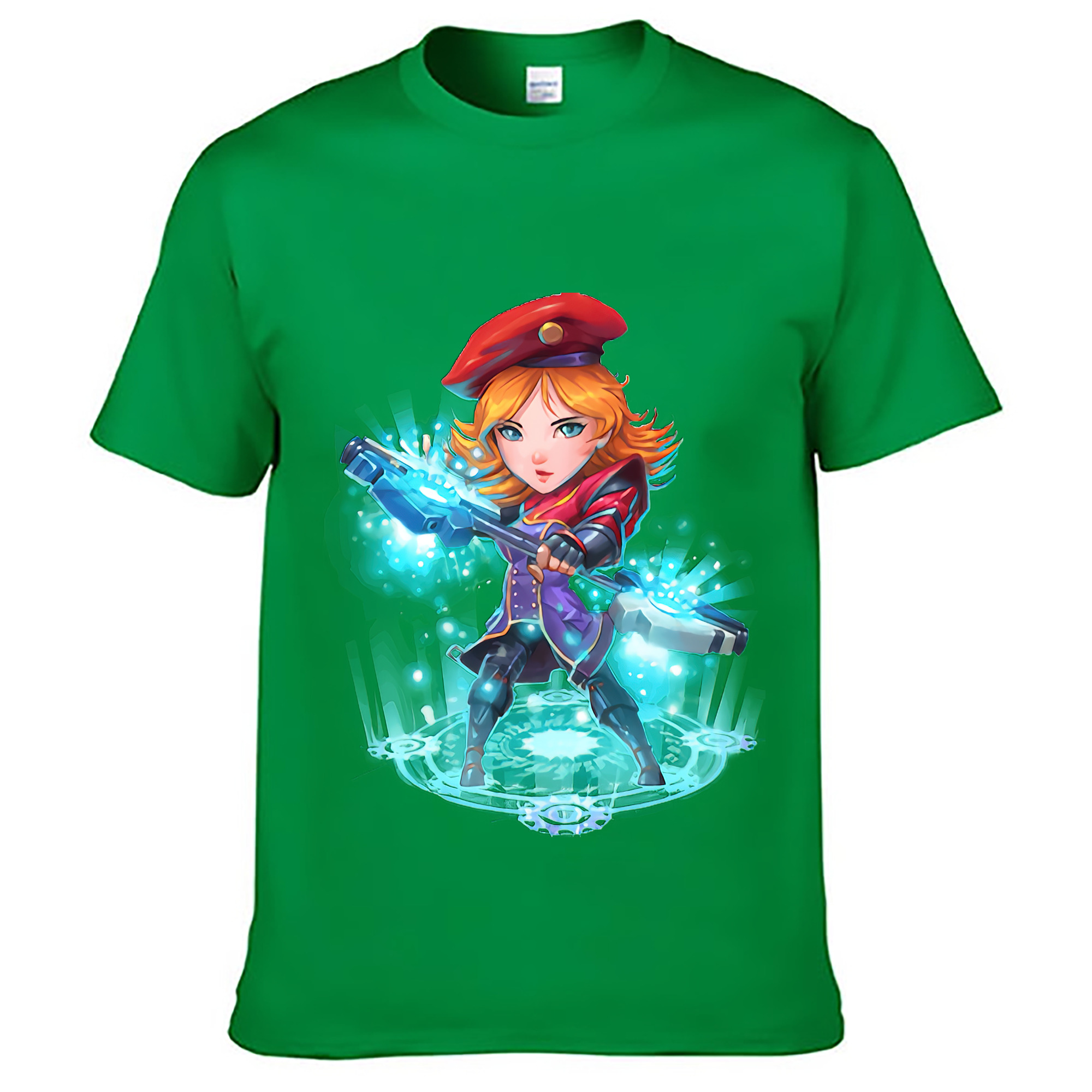（画像用） リーグ・オブ・レジェンド League of Legends LOL レディースカジュアルプリントTシャツ（綿100％）