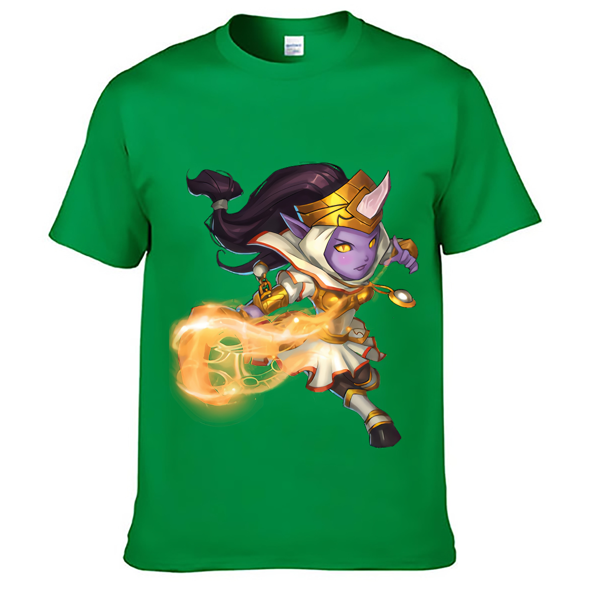 （画像用） リーグ・オブ・レジェンド League of Legends LOL レディースカジュアルプリントTシャツ（綿100％）