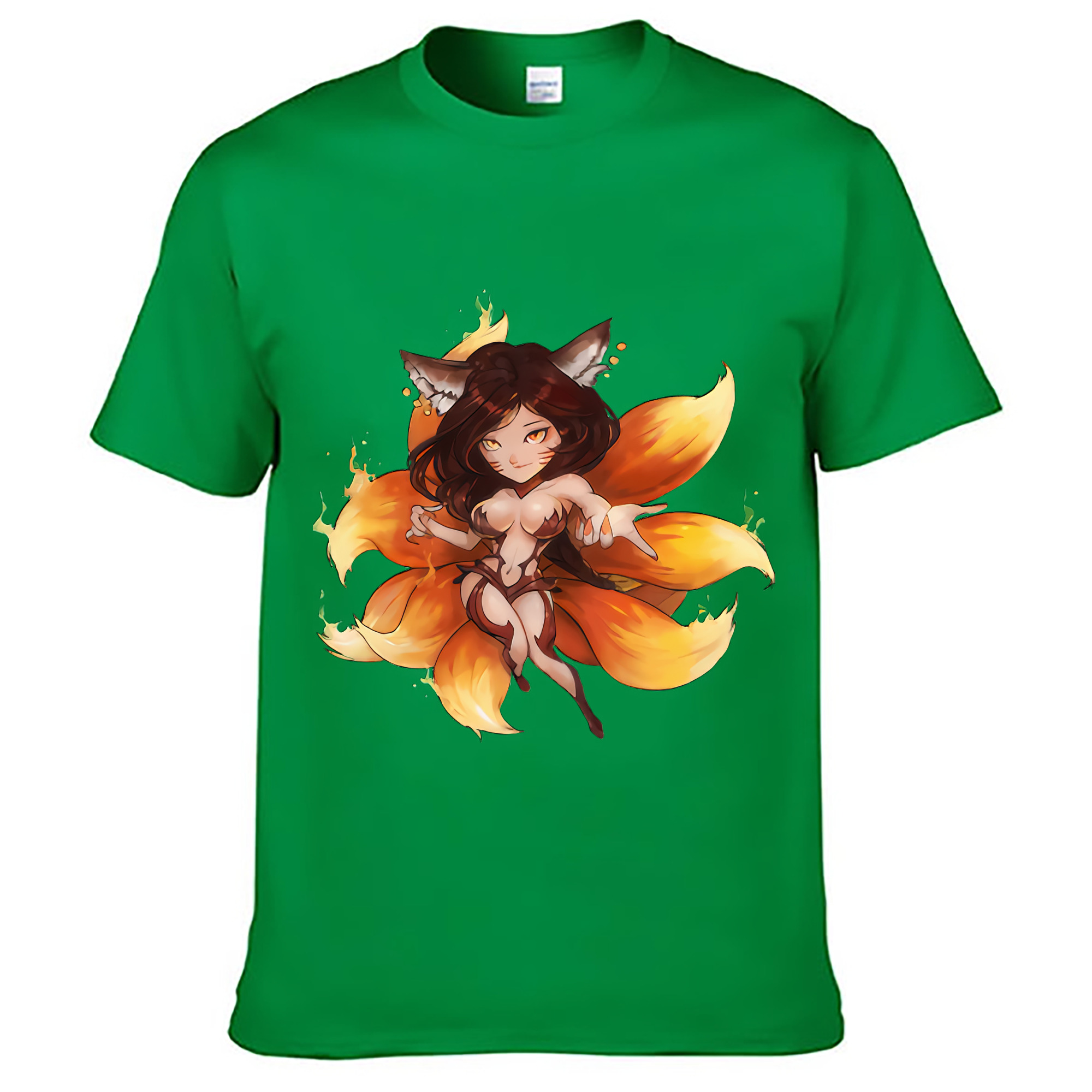 （画像用） リーグ・オブ・レジェンド League of Legends LOL レディースカジュアルプリントTシャツ（綿100％）