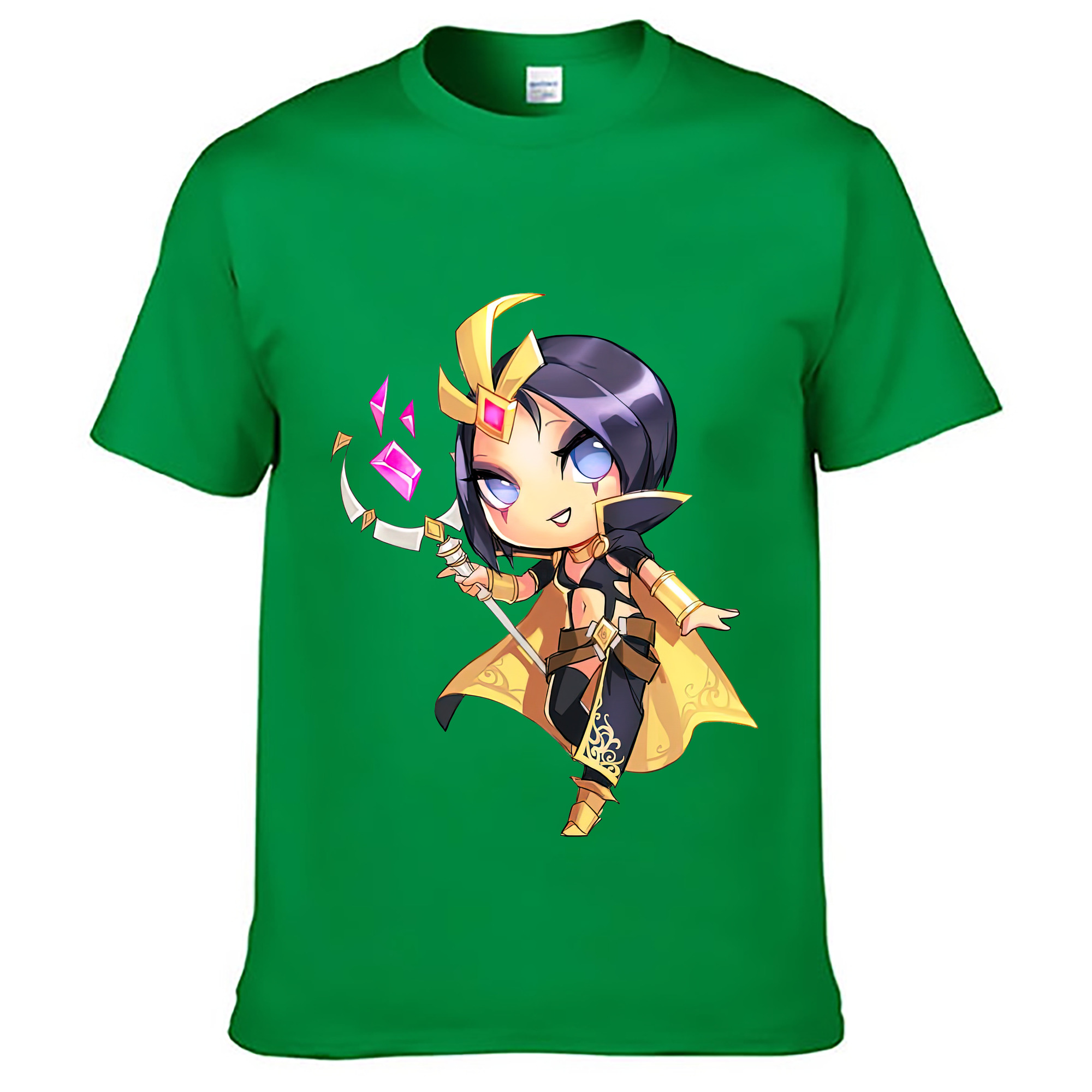 （画像用） リーグ・オブ・レジェンド League of Legends LOL レディースカジュアルプリントTシャツ（綿100％）