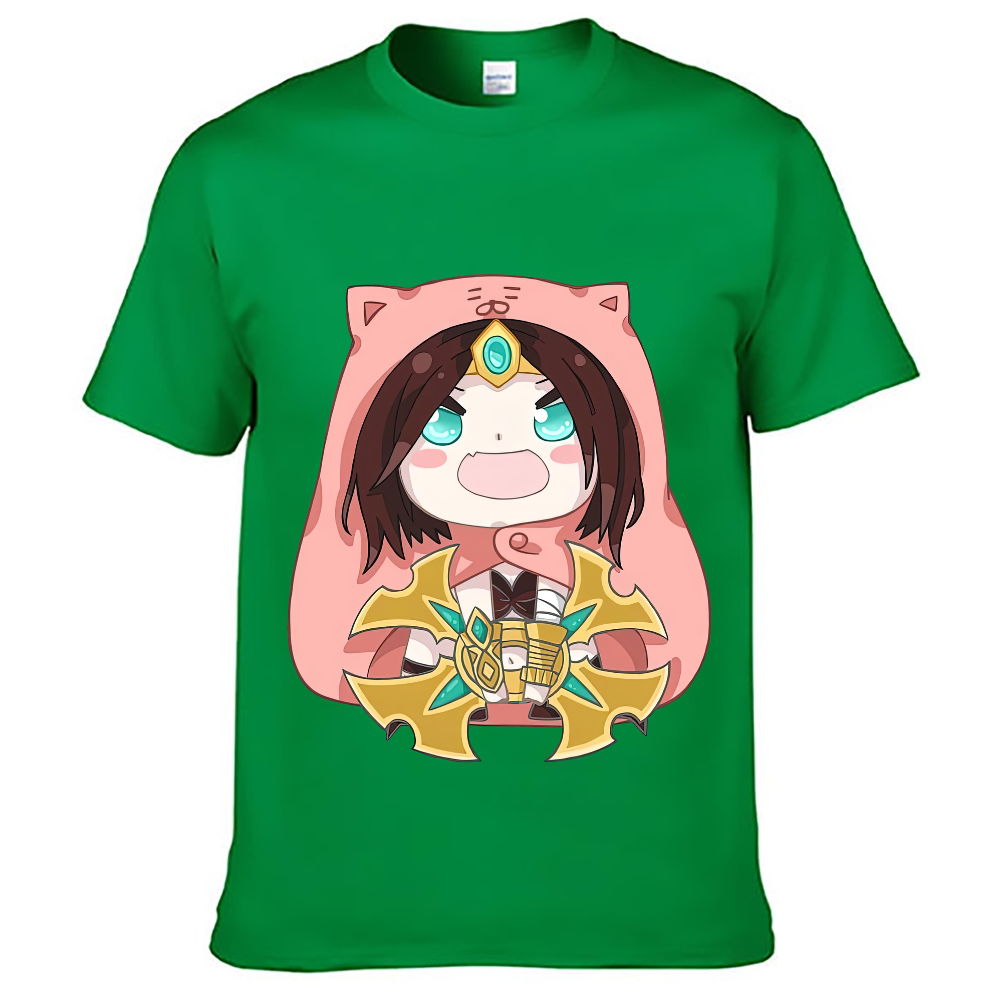 （画像用） リーグ・オブ・レジェンド League of Legends LOL レディースカジュアルプリントTシャツ（綿100％）
