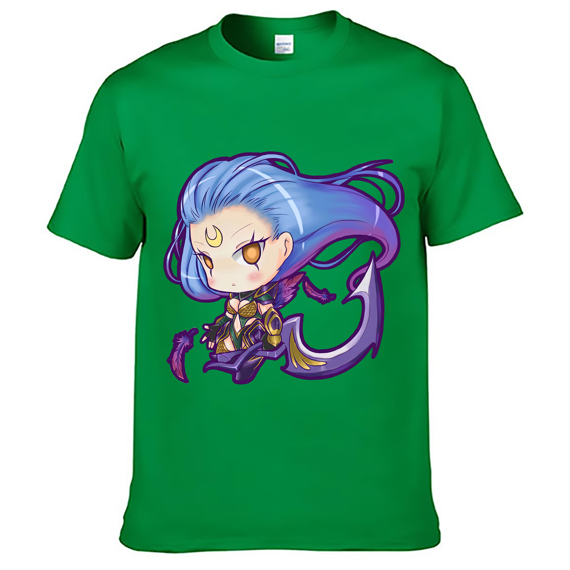 （画像用） リーグ・オブ・レジェンド League of Legends LOL レディースカジュアルプリントTシャツ（綿100％）