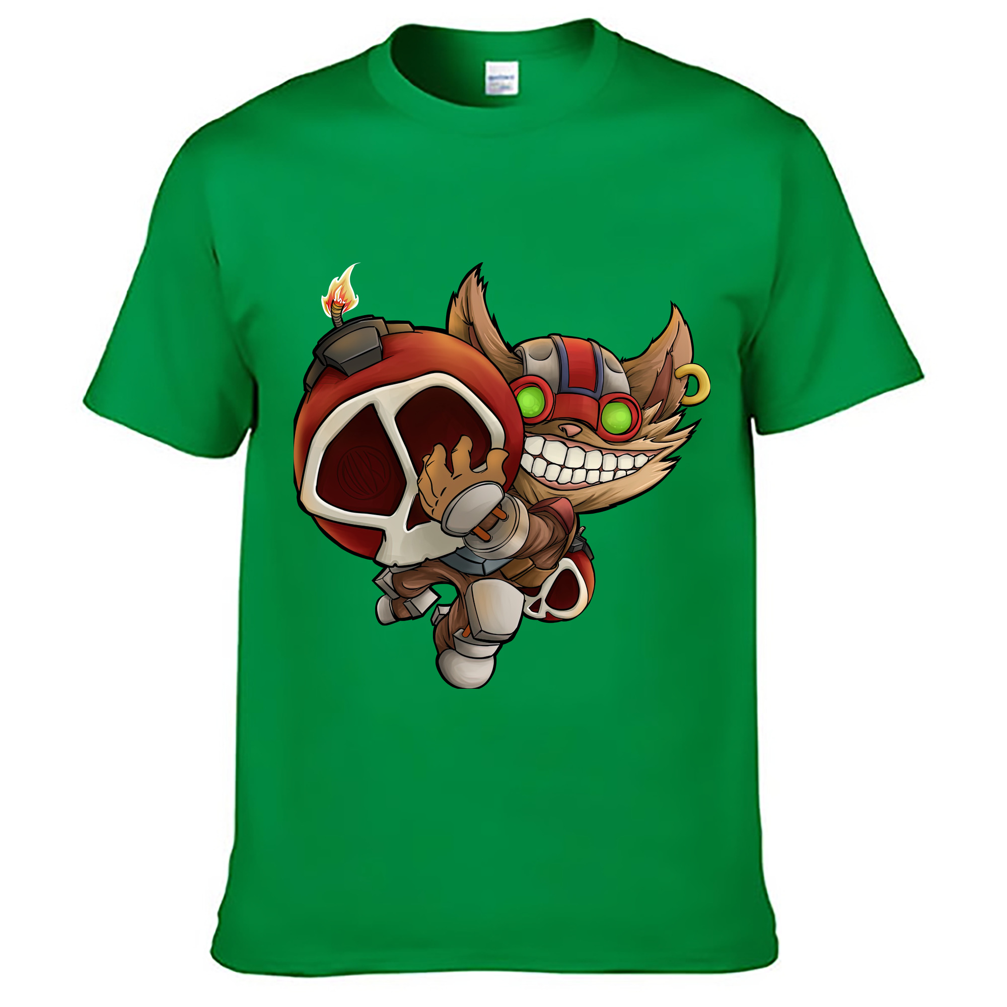 （画像用） リーグ・オブ・レジェンド League of Legends LOL レディースカジュアルプリントTシャツ（綿100％）