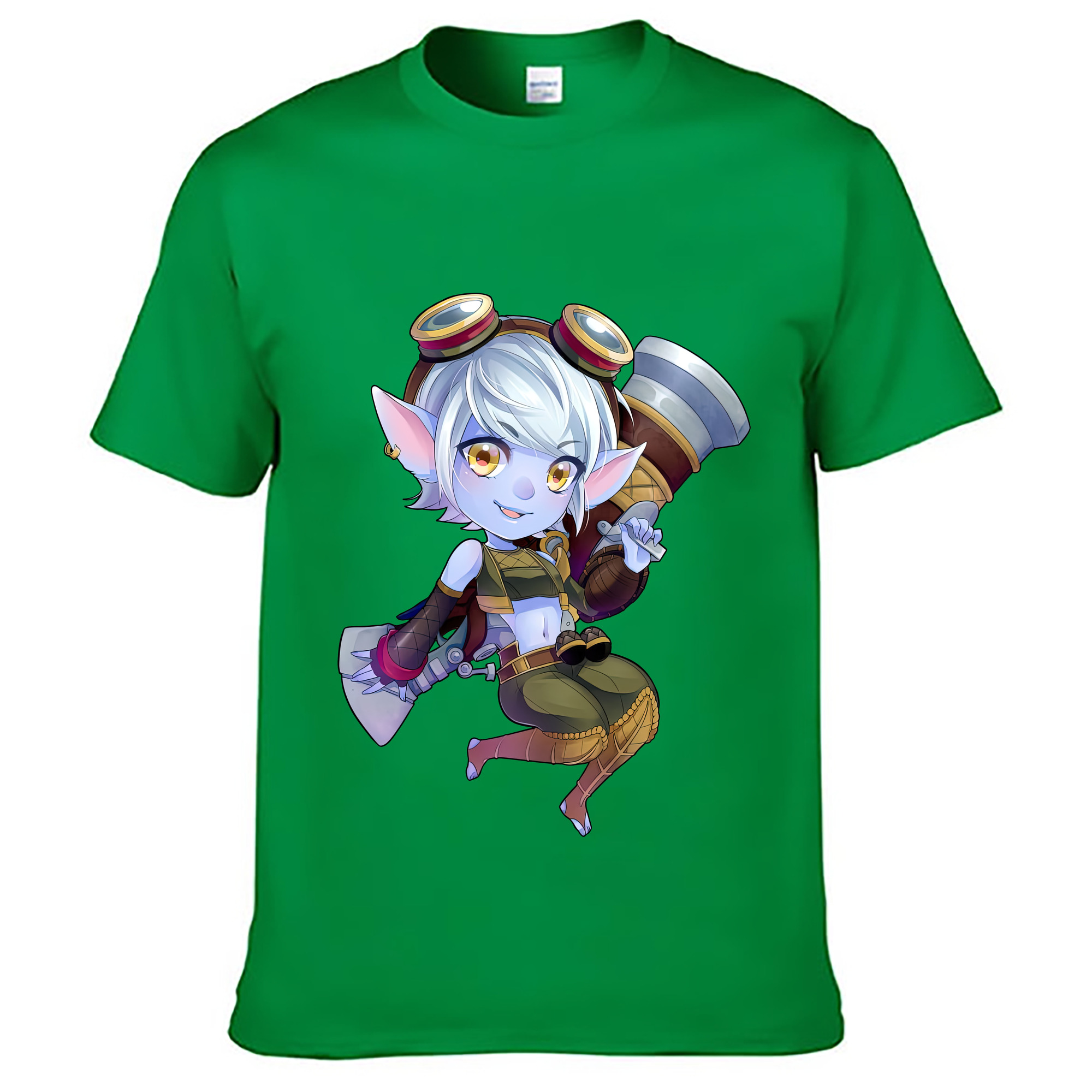 （画像用） リーグ・オブ・レジェンド League of Legends LOL レディースカジュアルプリントTシャツ（綿100％）
