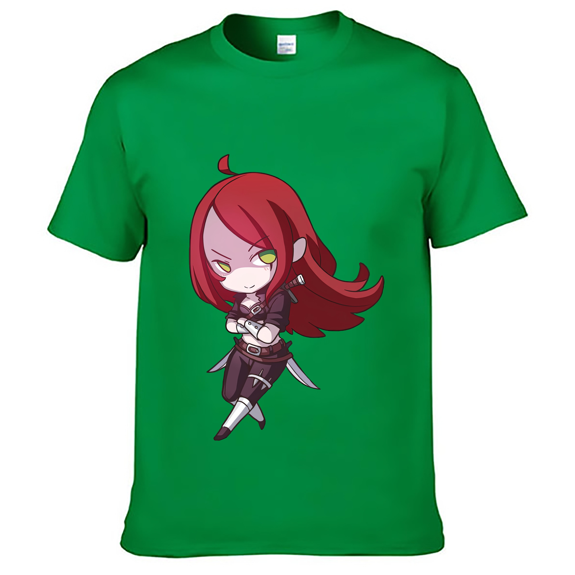 （画像用） リーグ・オブ・レジェンド League of Legends LOL レディースカジュアルプリントTシャツ（綿100％）