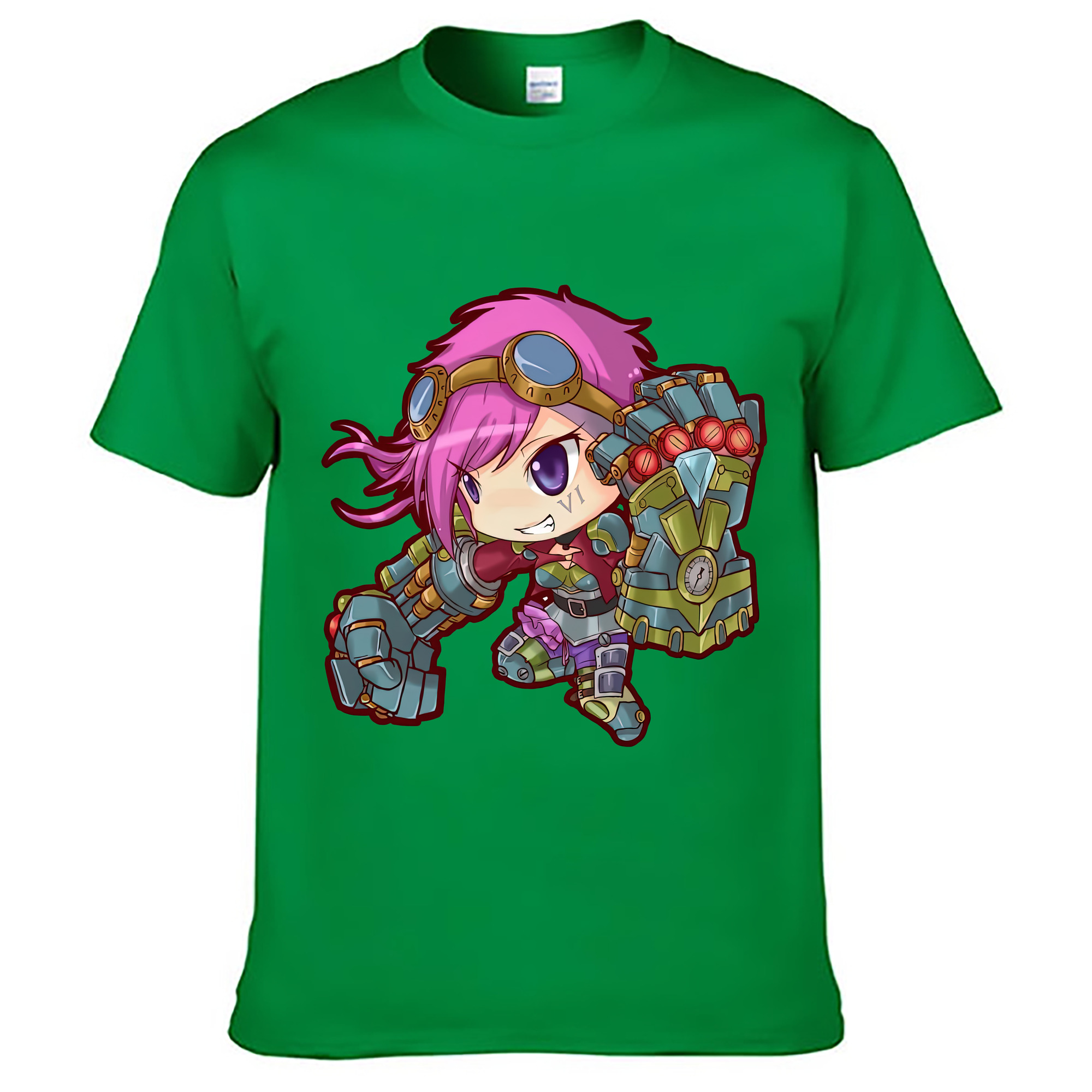 （画像用） リーグ・オブ・レジェンド League of Legends LOL レディースカジュアルプリントTシャツ（綿100％）