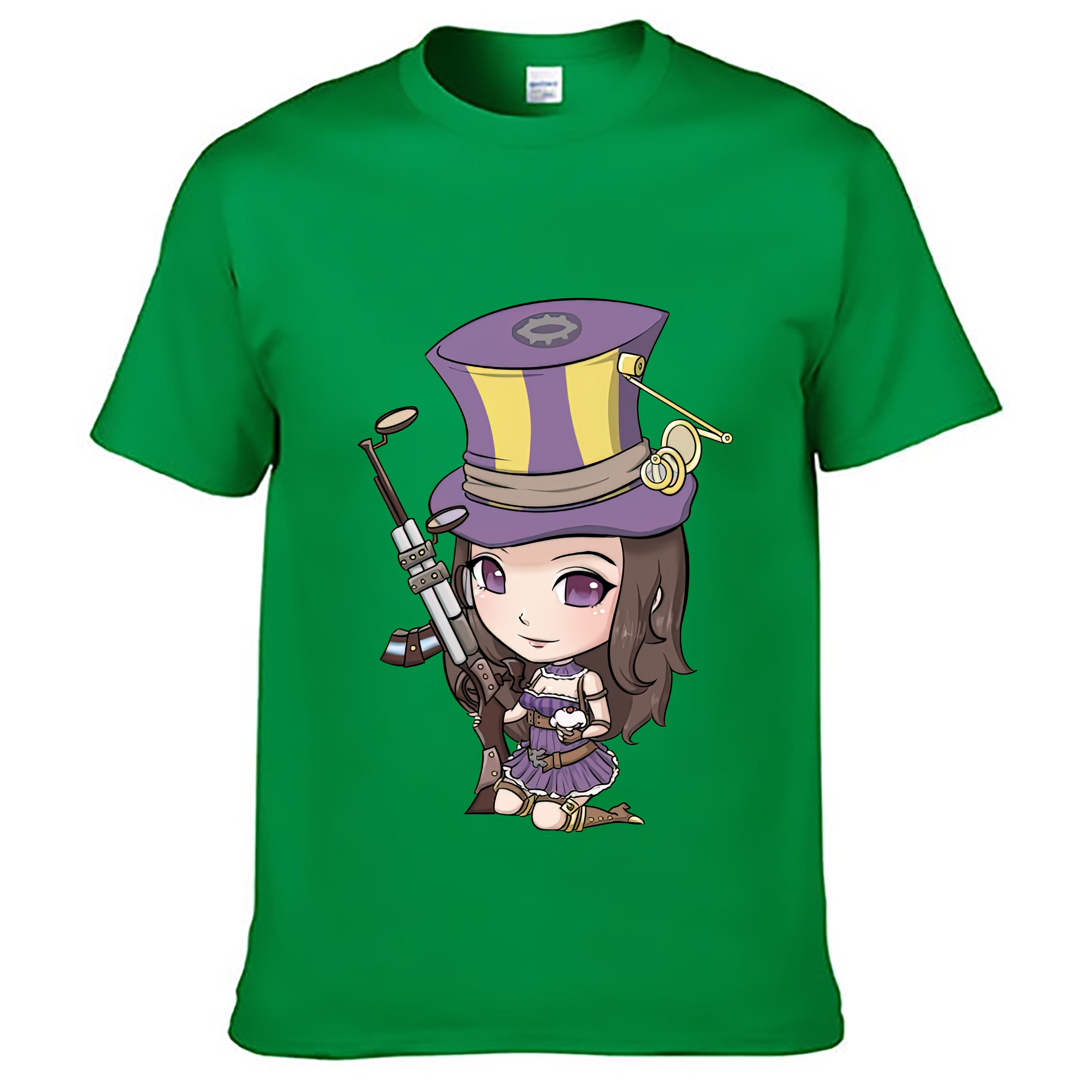 （画像用） リーグ・オブ・レジェンド League of Legends LOL レディースカジュアルプリントTシャツ（綿100％）