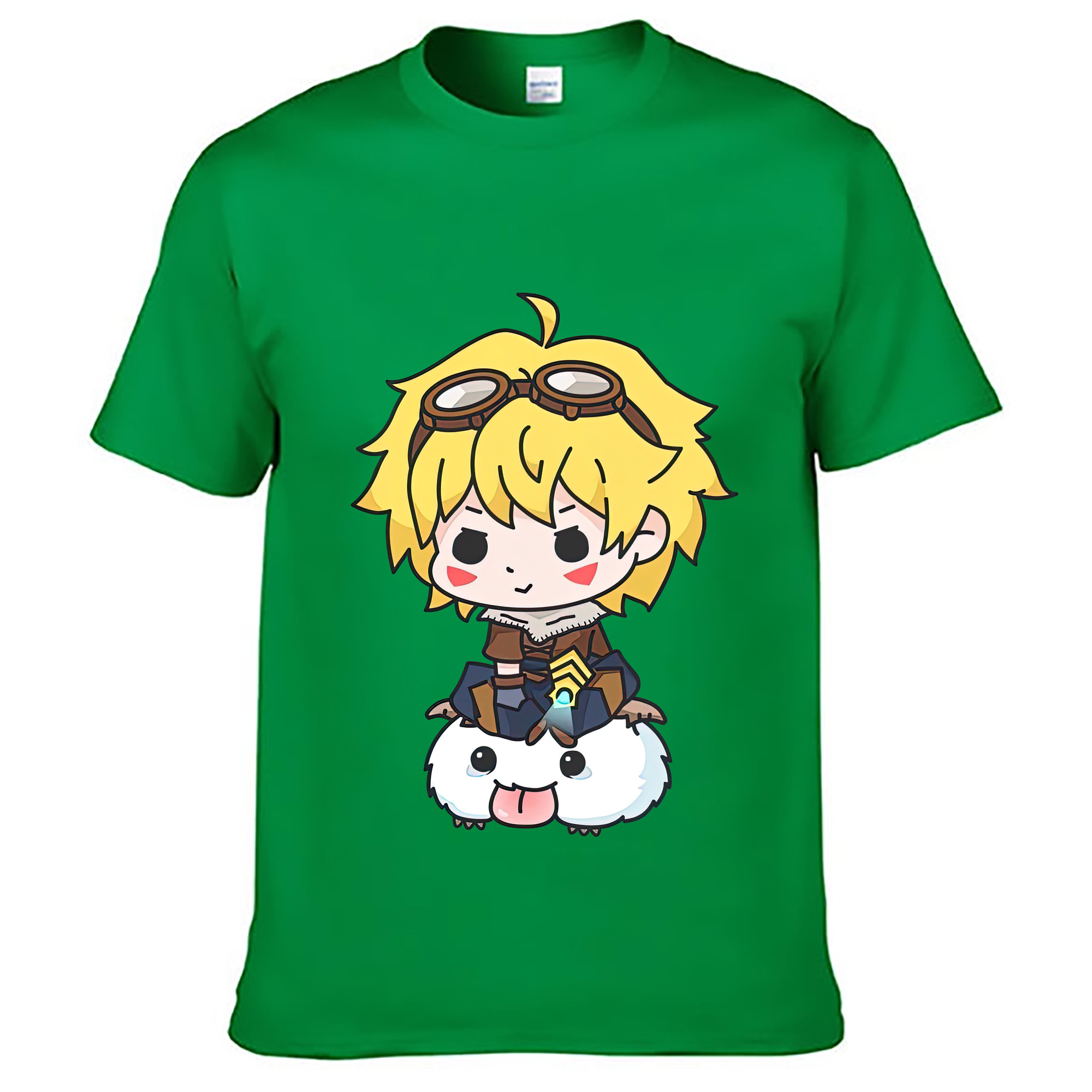 （画像用） リーグ・オブ・レジェンド League of Legends LOL レディースカジュアルプリントTシャツ（綿100％）