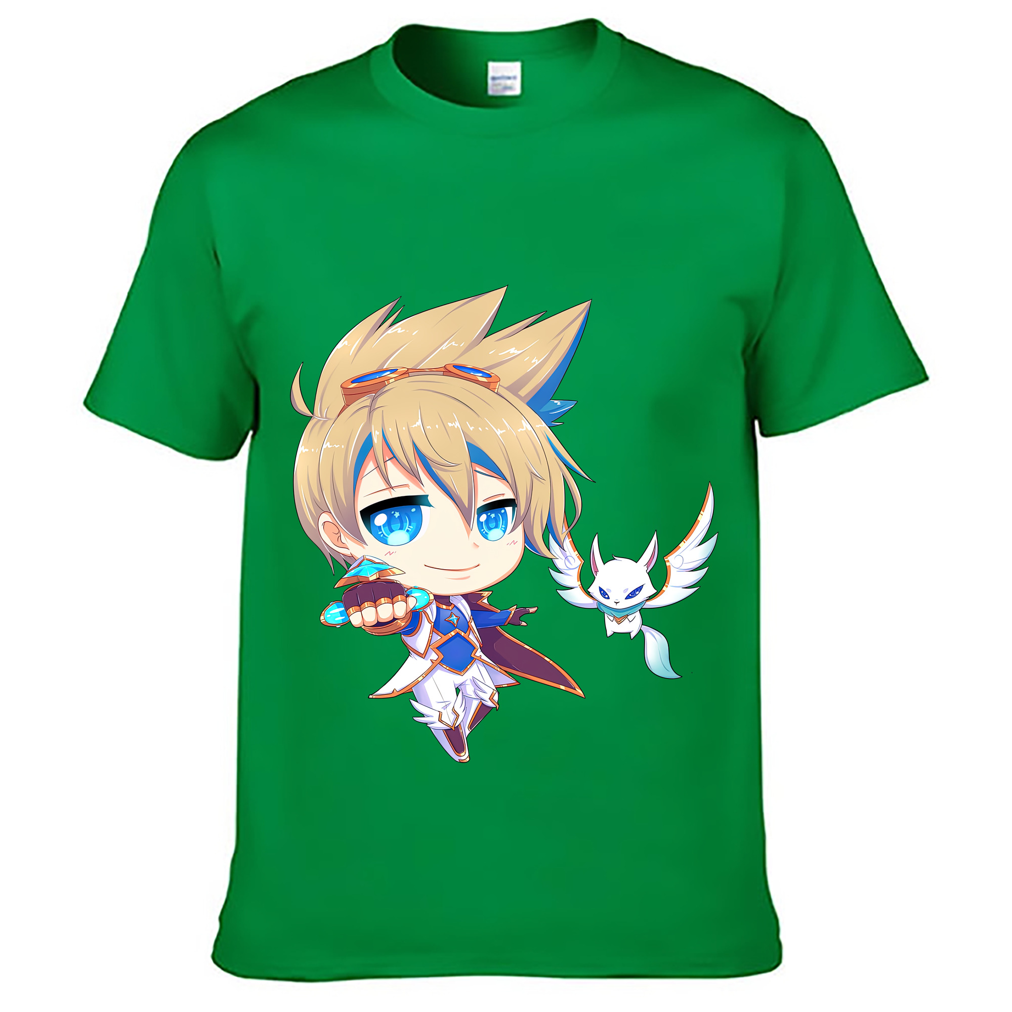 （画像用） リーグ・オブ・レジェンド League of Legends LOL レディースカジュアルプリントTシャツ（綿100％）