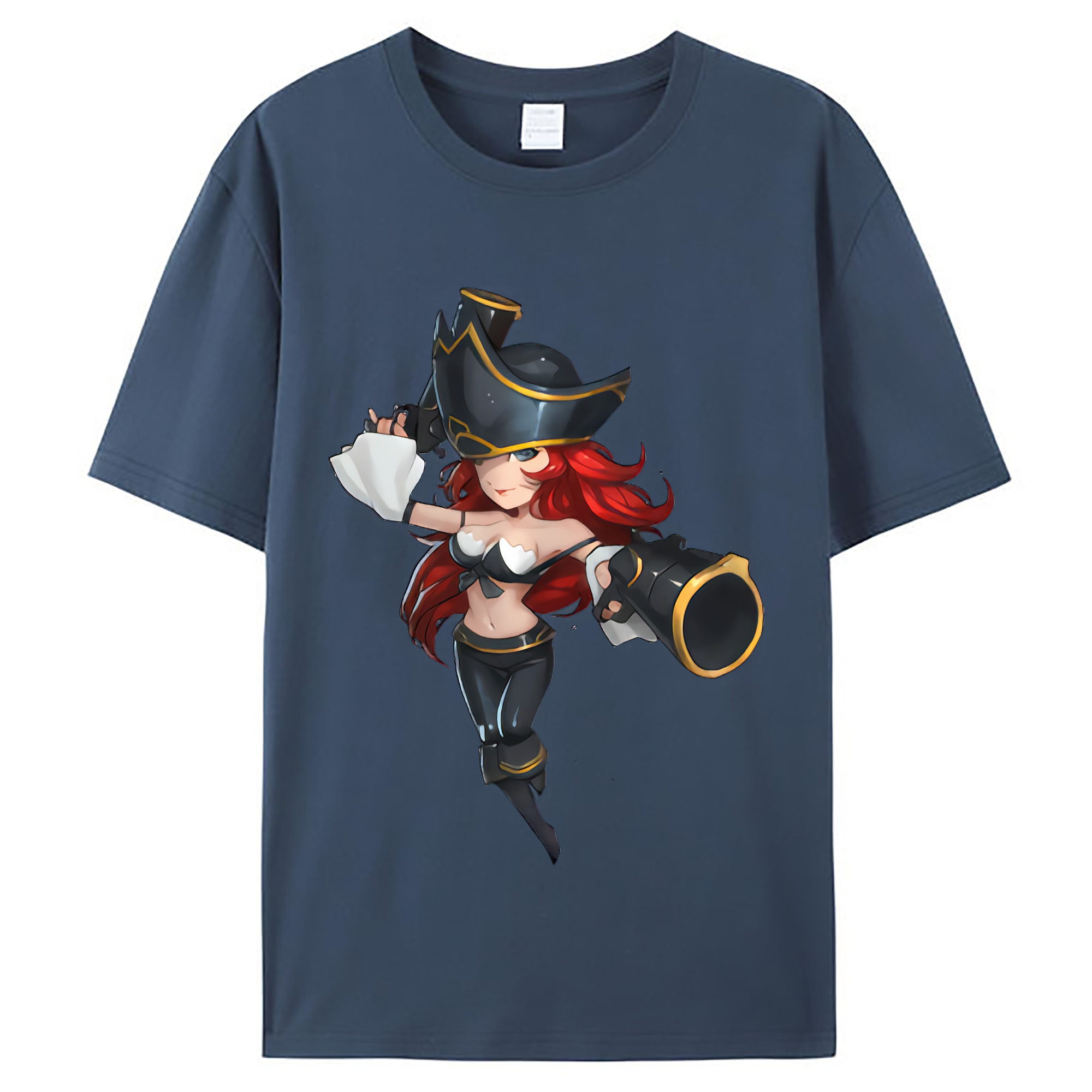 （画像用） リーグ・オブ・レジェンド League of Legends LOL レディースカジュアルプリントTシャツ（綿100％）